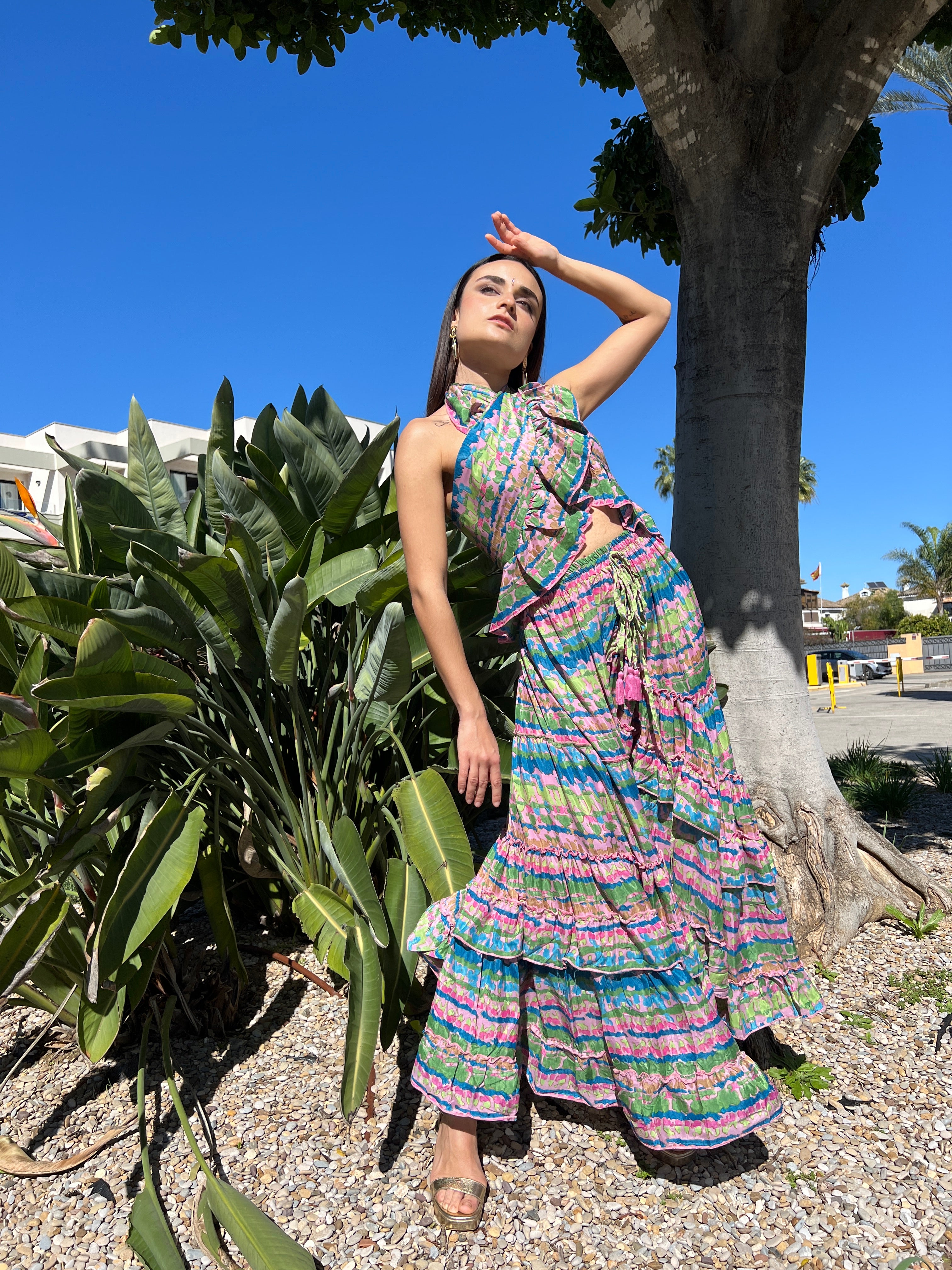 Conjunto Rocío rayas