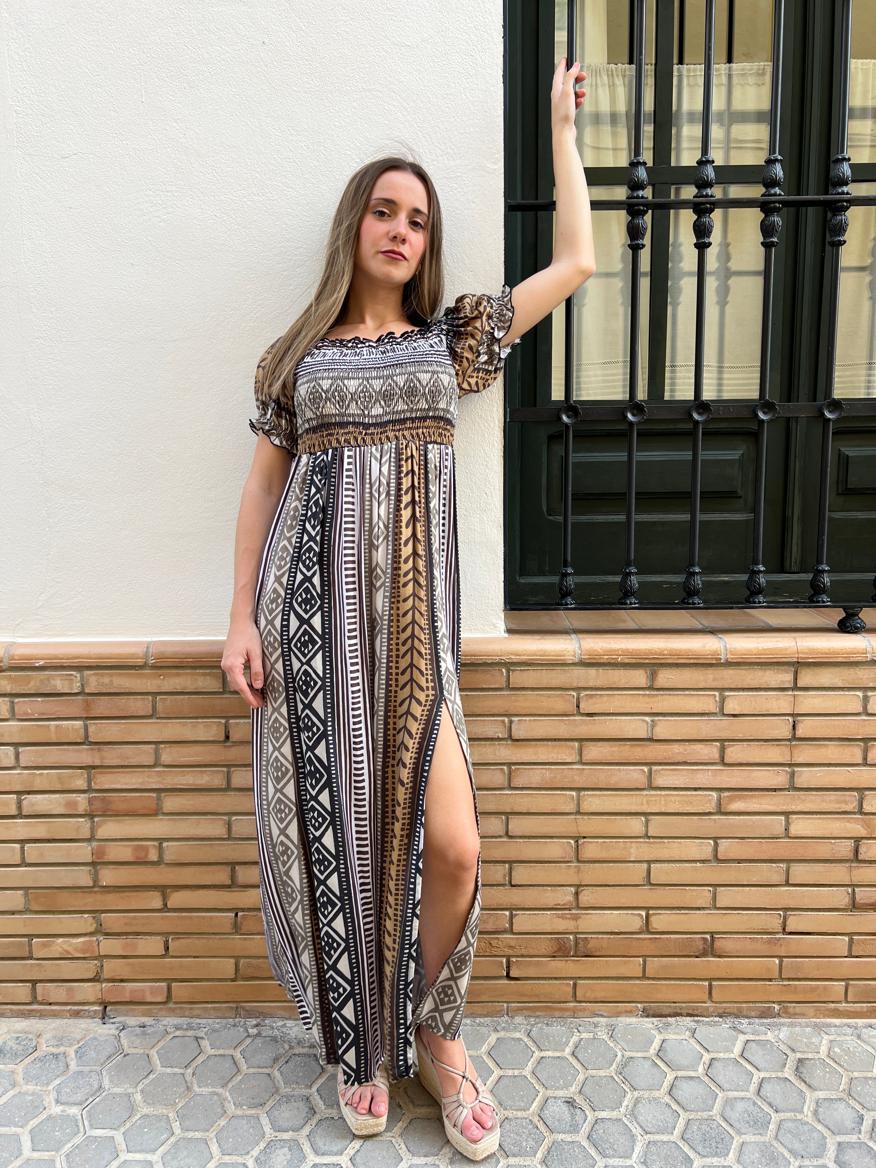 Vestido Minerva rayas