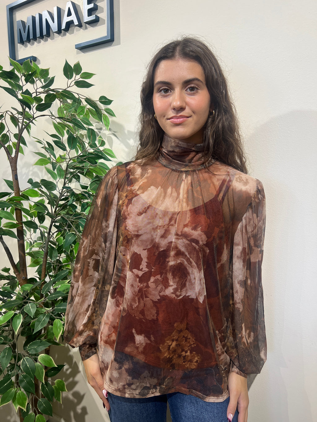Blusa Salma teja