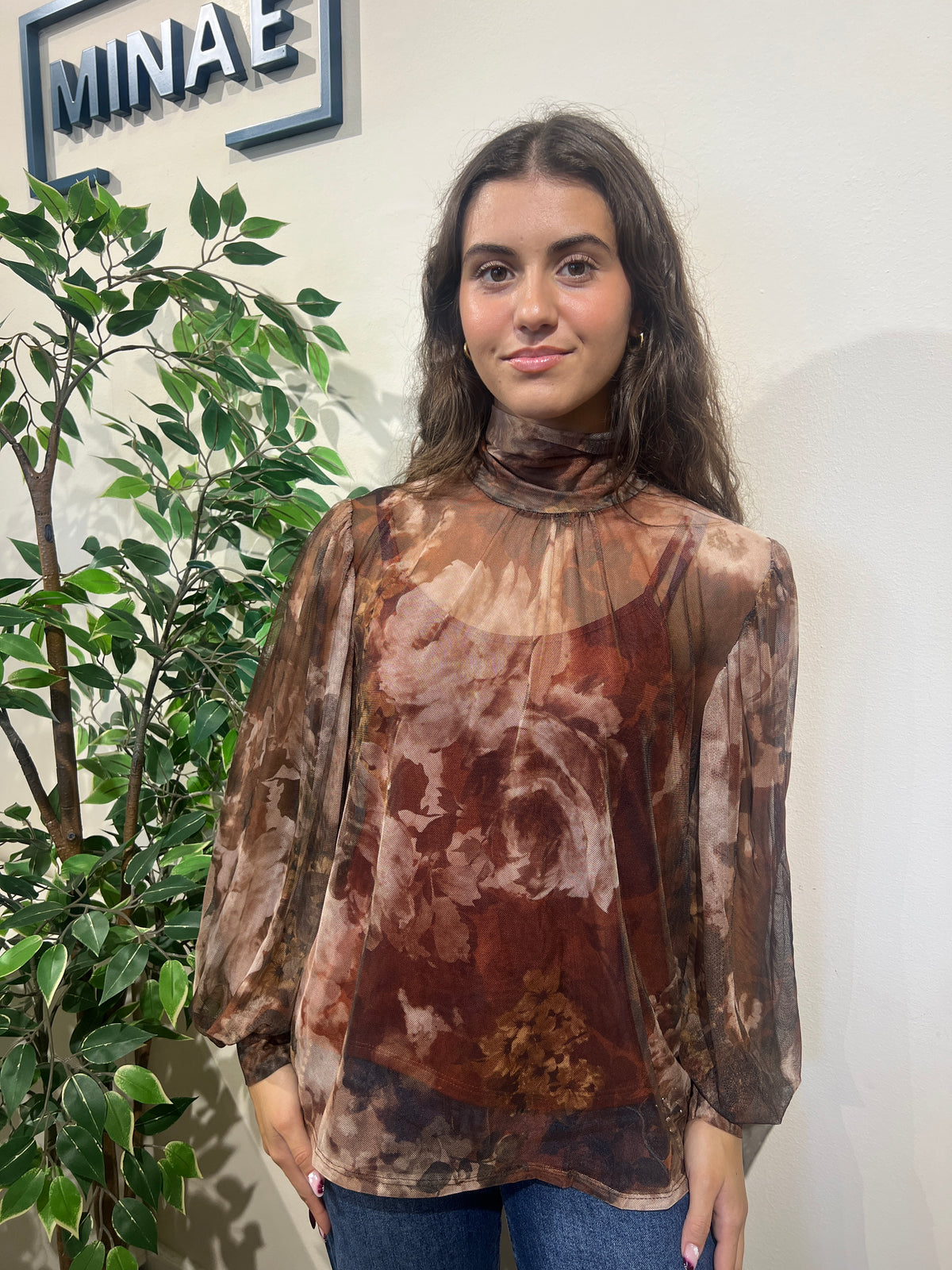 Blusa Salma teja