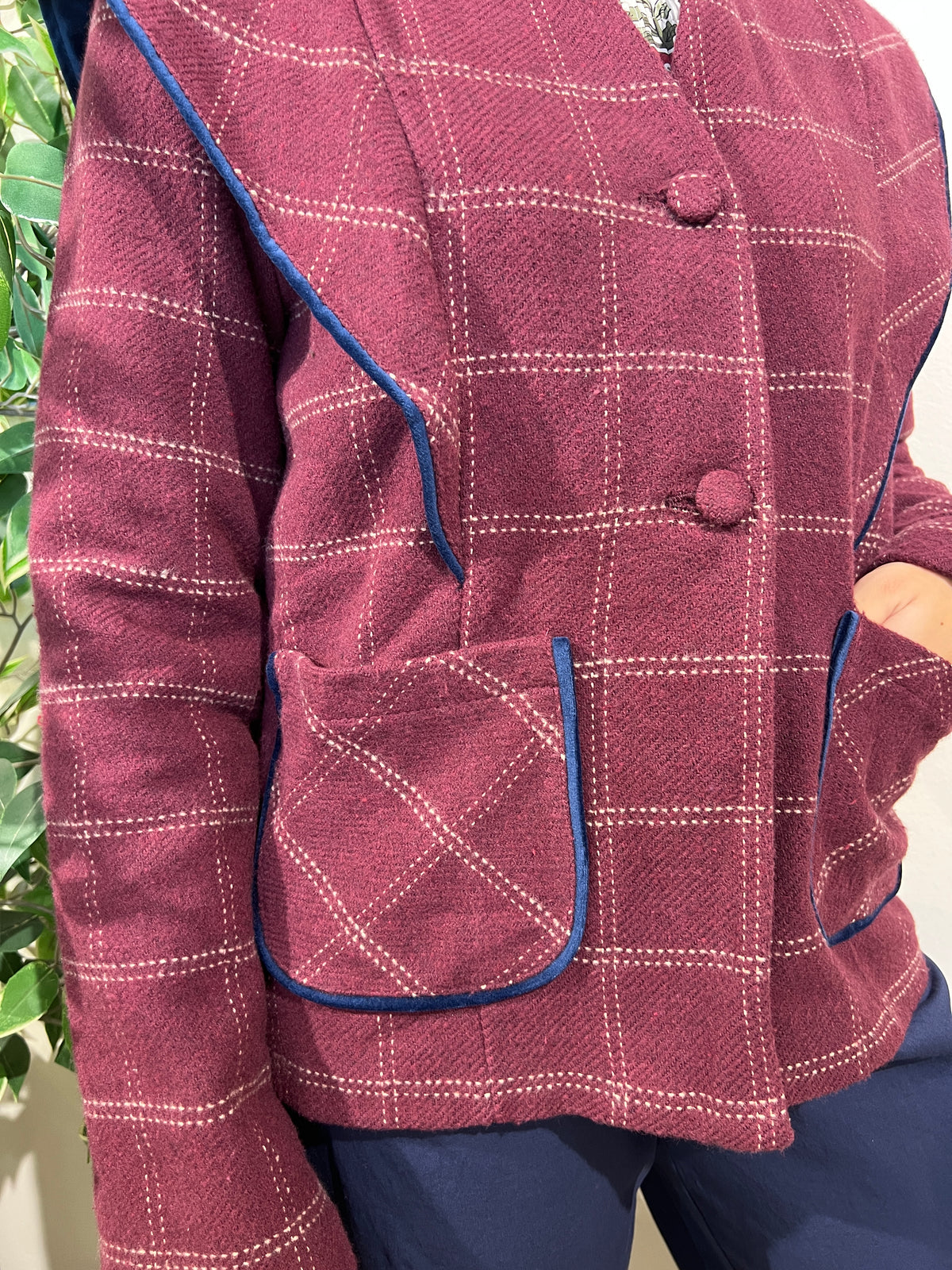 Chaqueta Beatriz granate