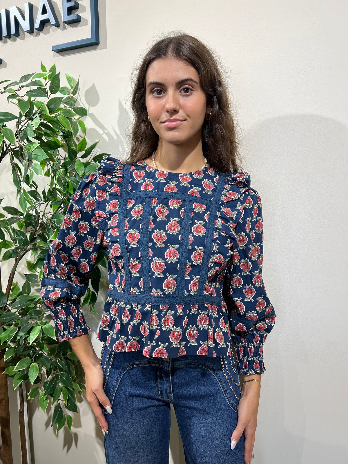 Blusa Olivia azul