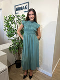 Vestido Carlota verde agua