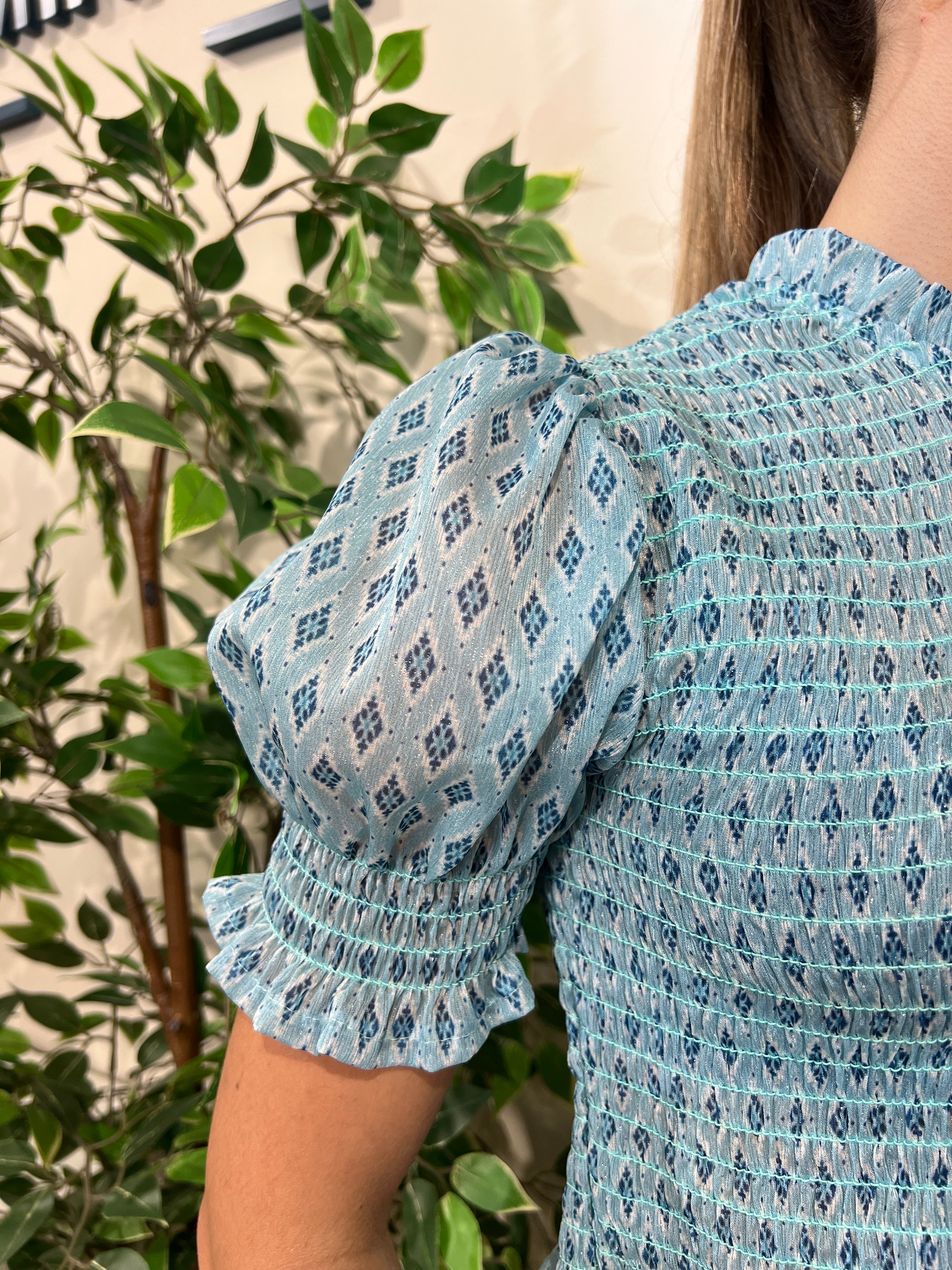 Camiseta Meris celeste