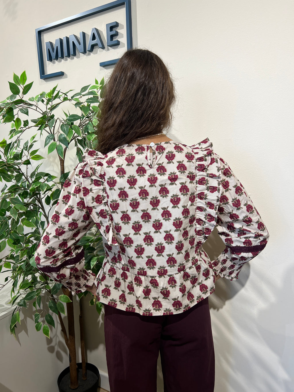 Blusa Olivia beige