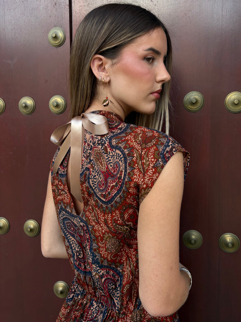 Vestido Atenea marrón