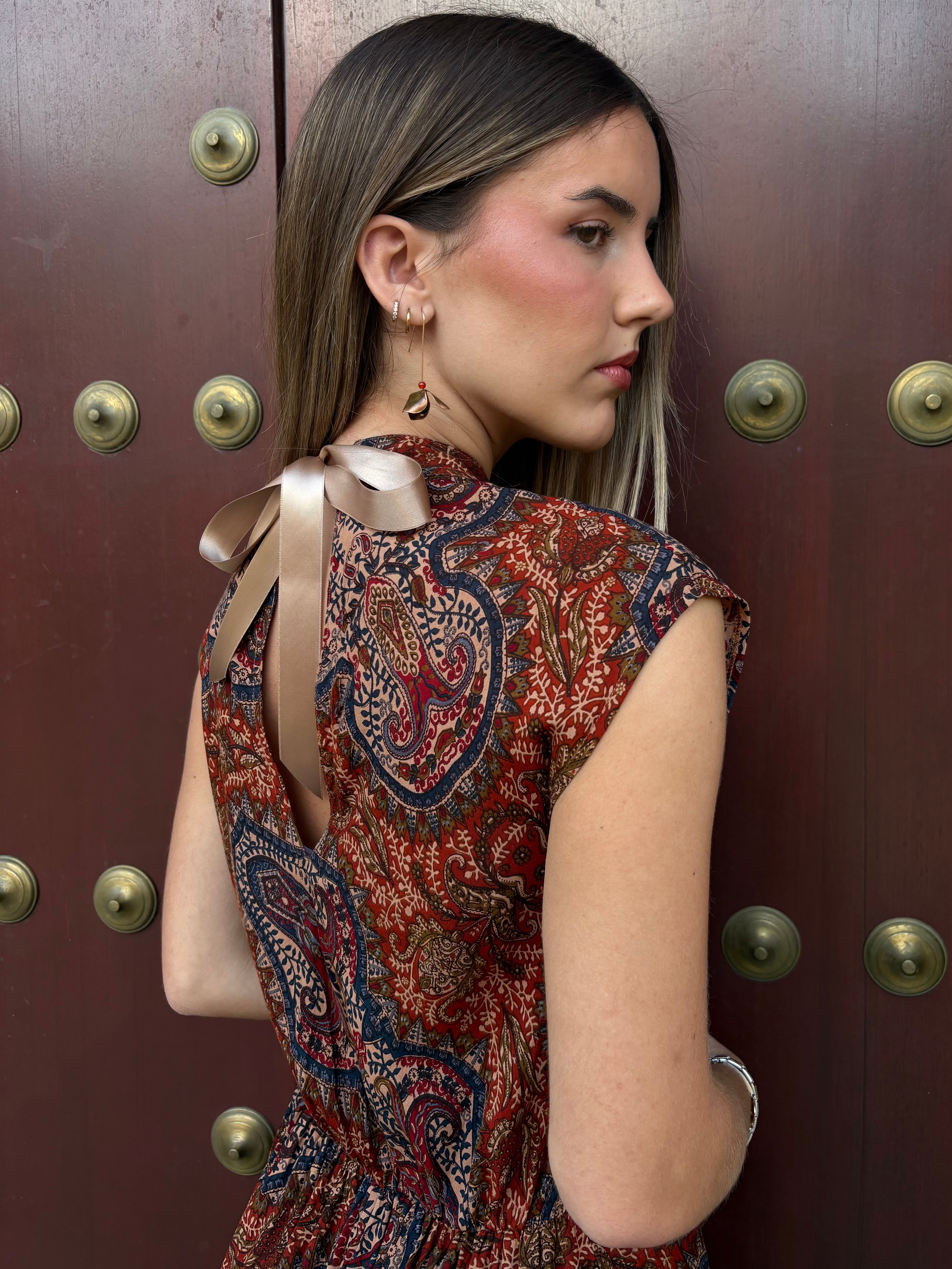 Vestido Atenea marrón
