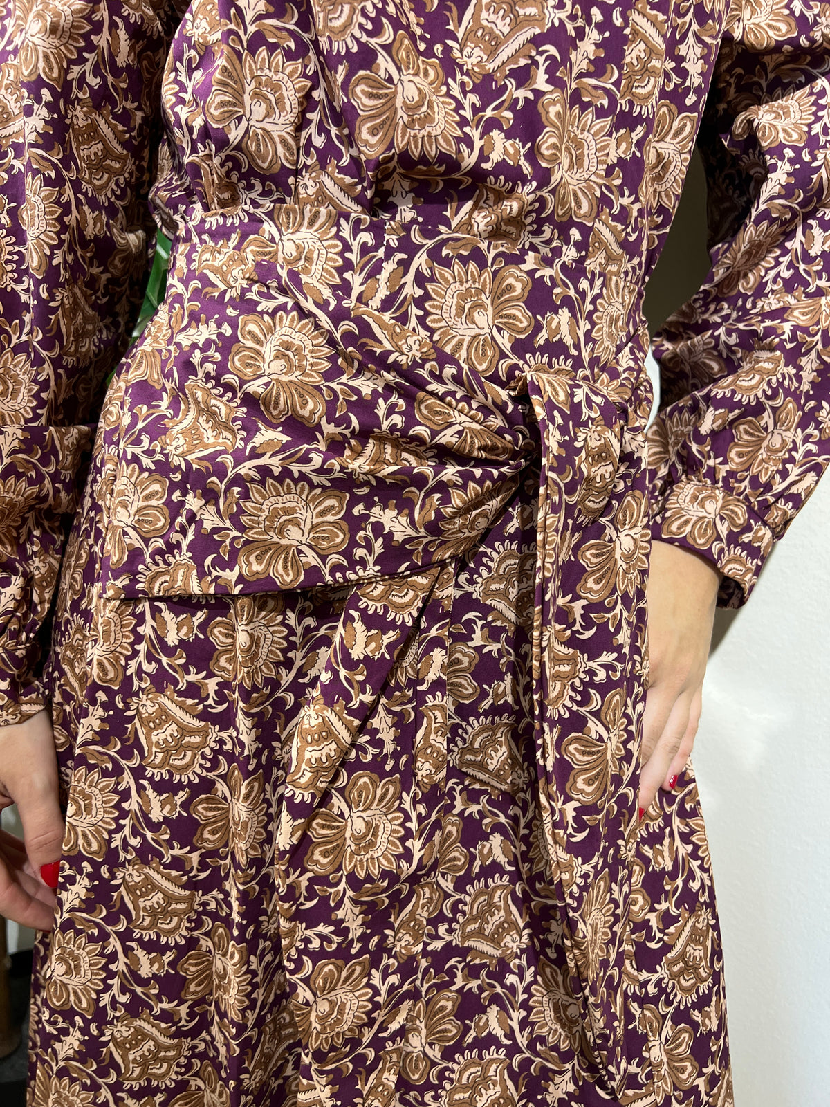 Conjunto Alma morado y marrón