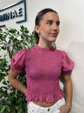 Camiseta Meris fucsia