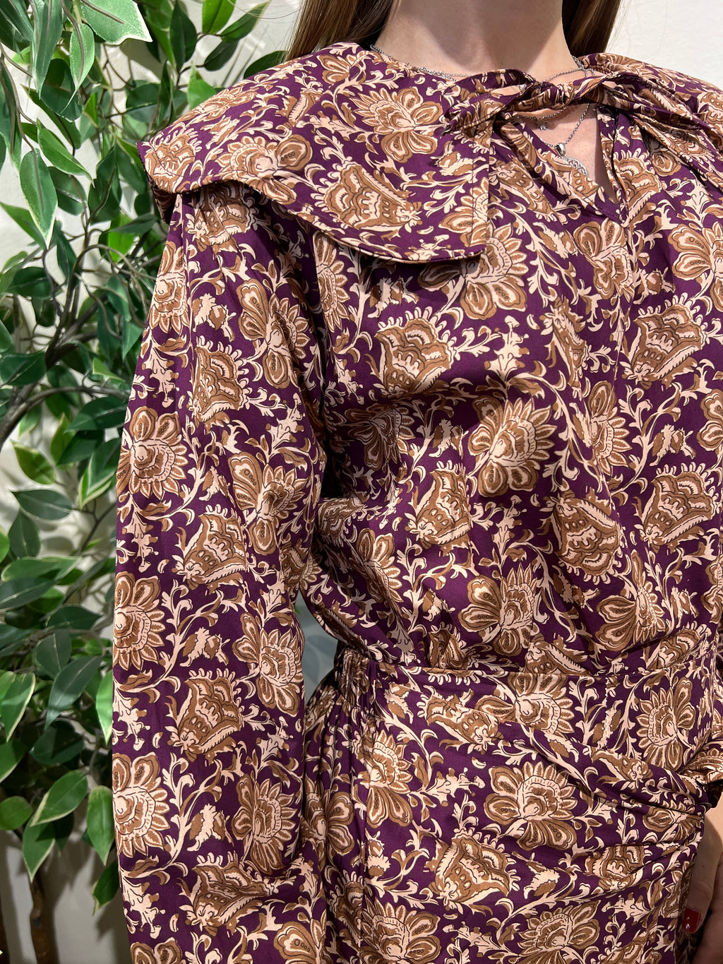 Conjunto Alma morado y marrón