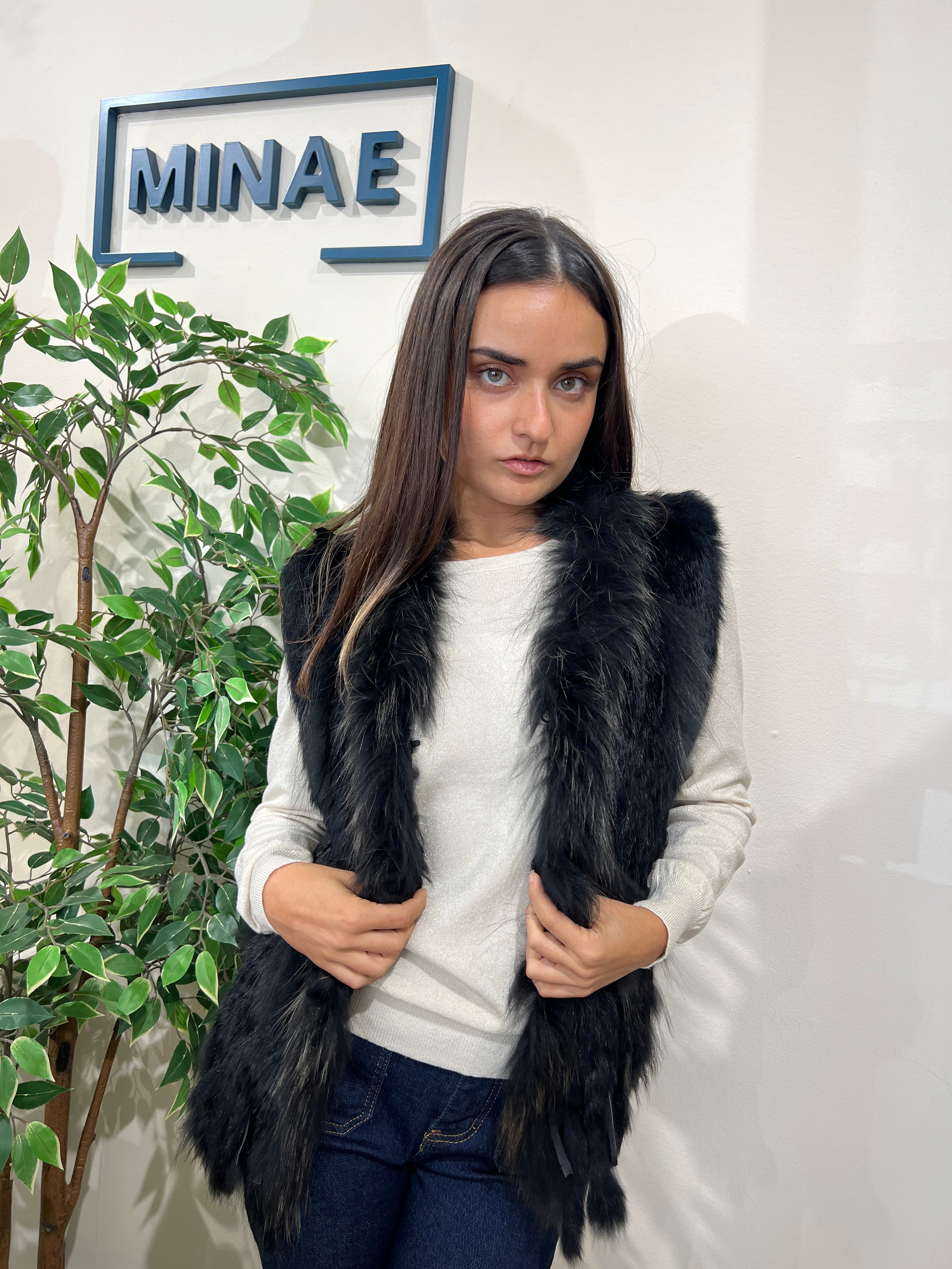 Chaleco Carmela negro