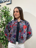 Chaqueta reversible Priyanka gris