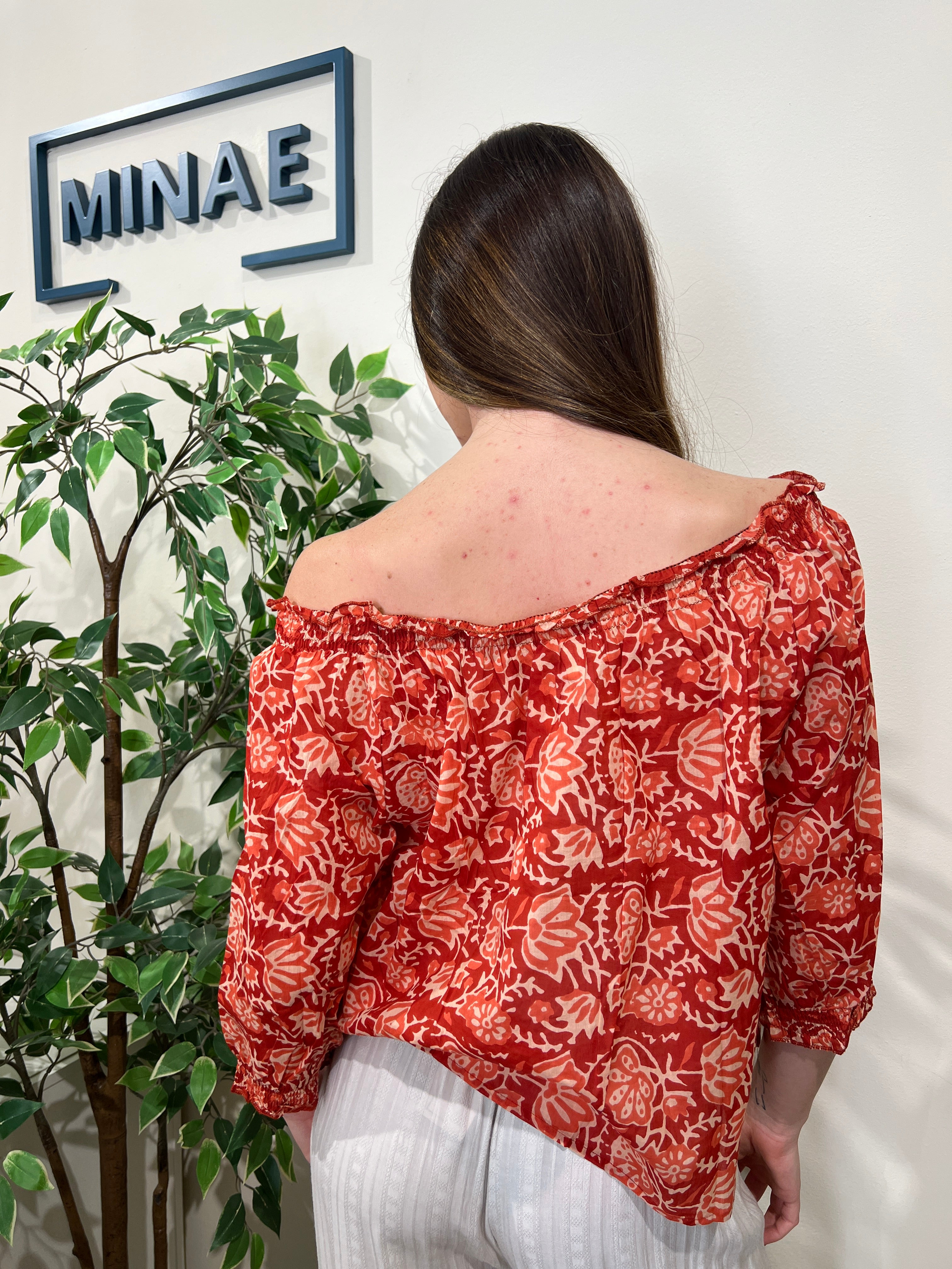 Blusa Priya roja