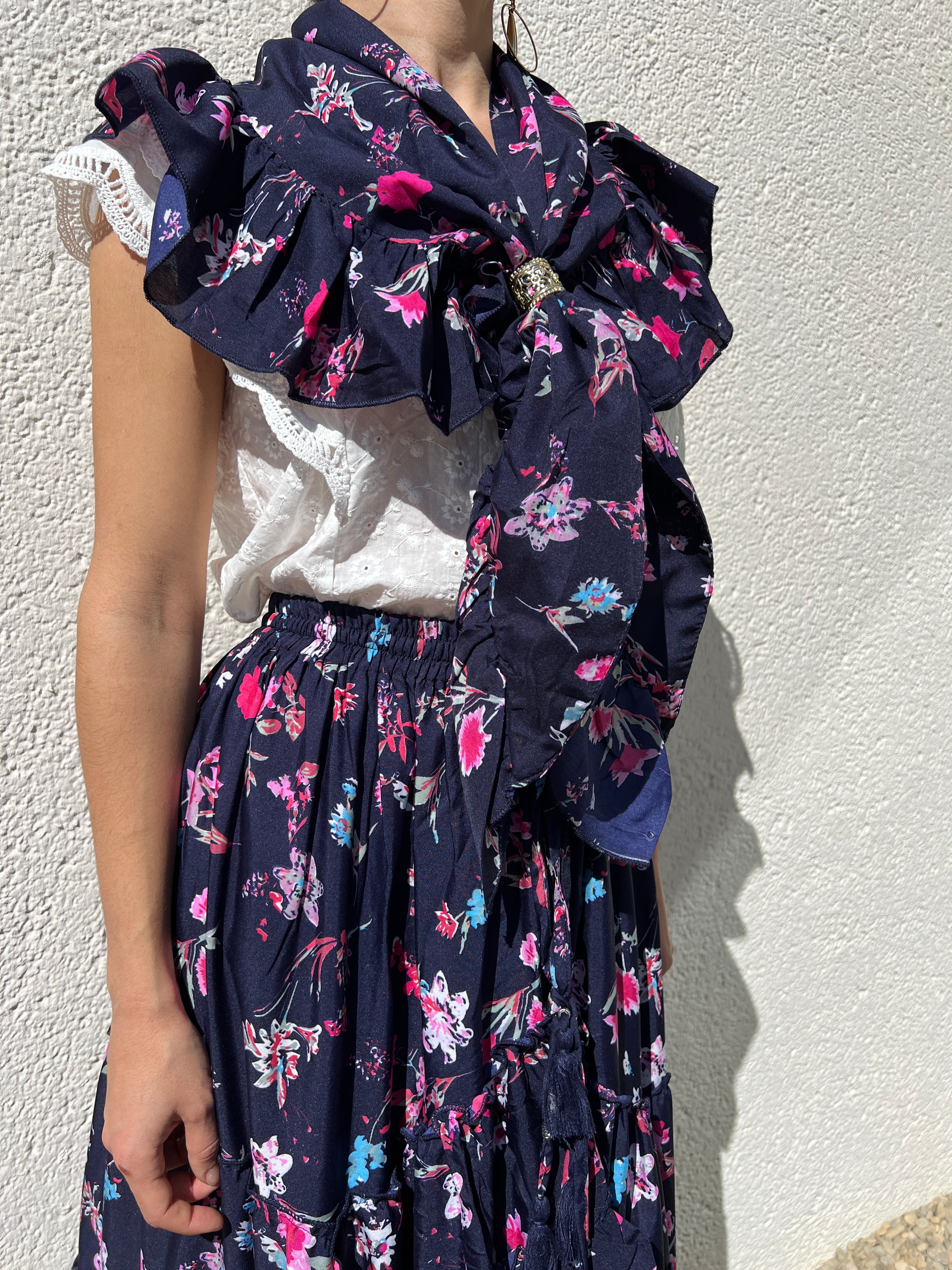 Conjunto Rocío azul marino