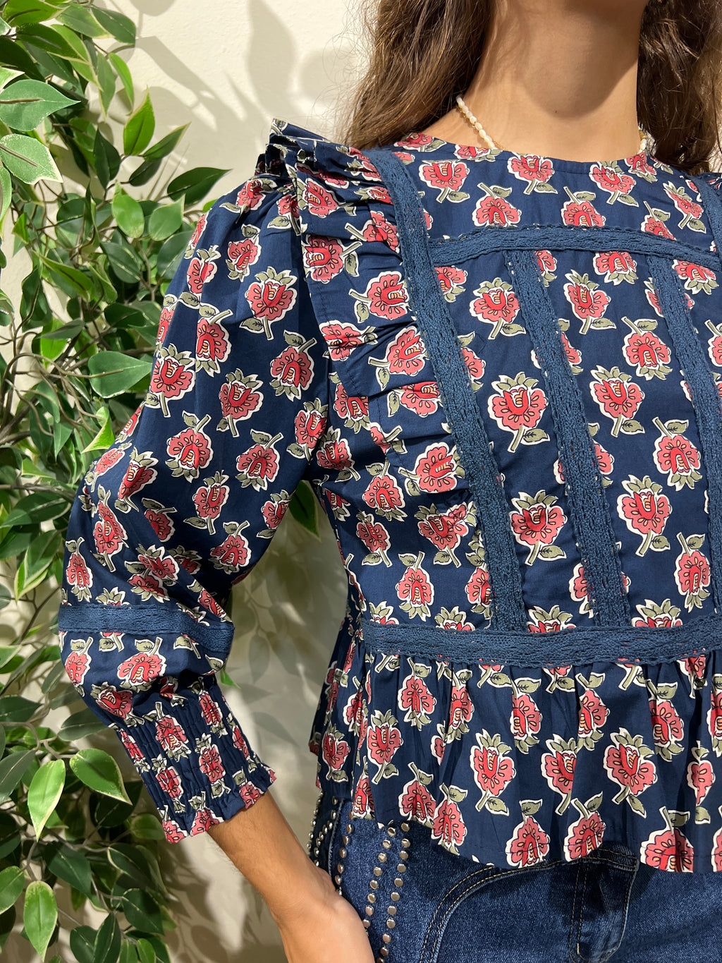 Blusa Olivia azul