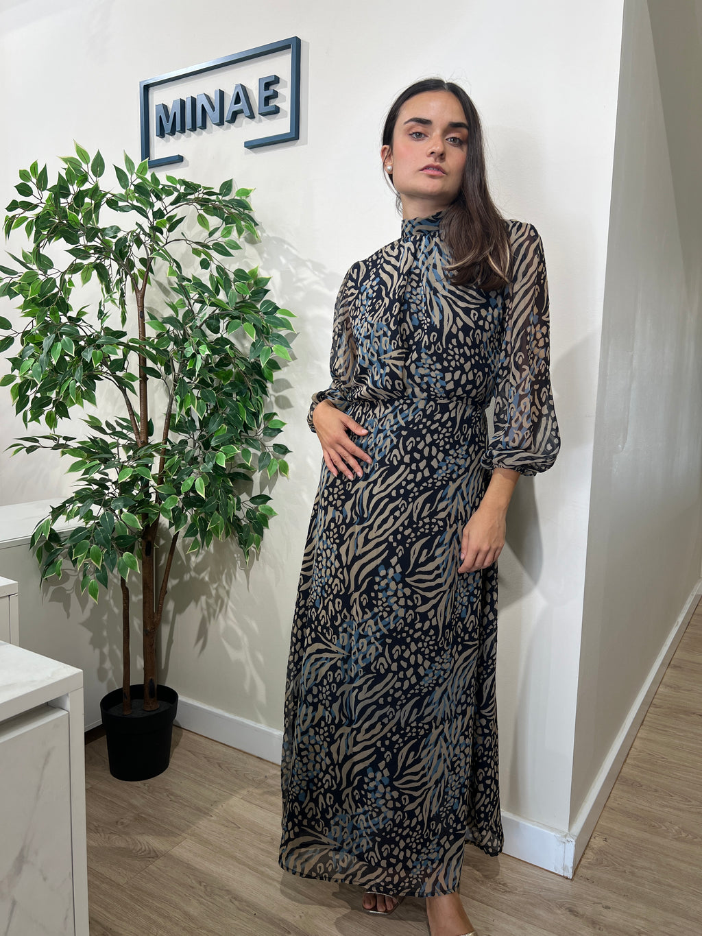 Vestido Casiopea azul