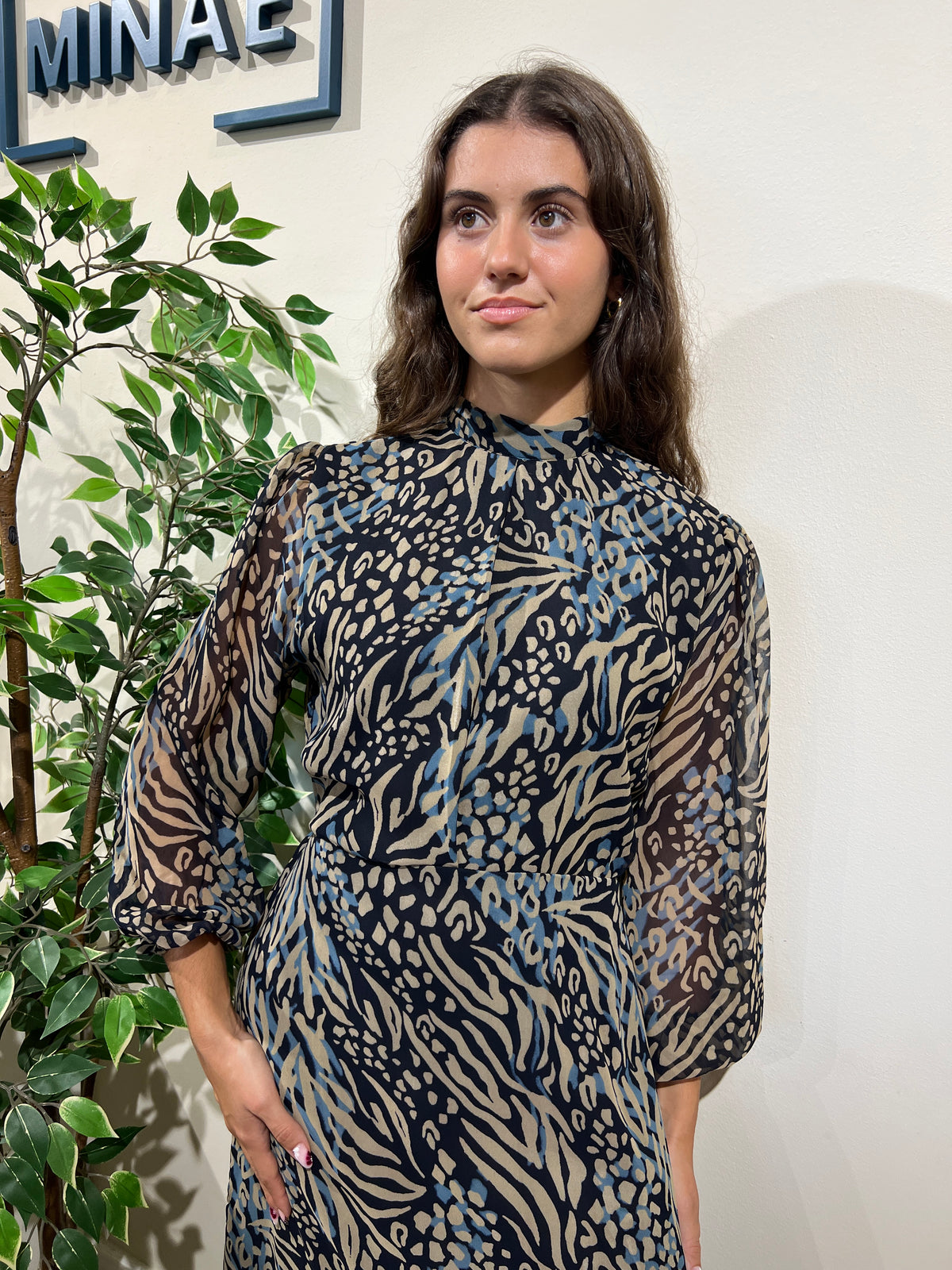 Vestido Casiopea azul