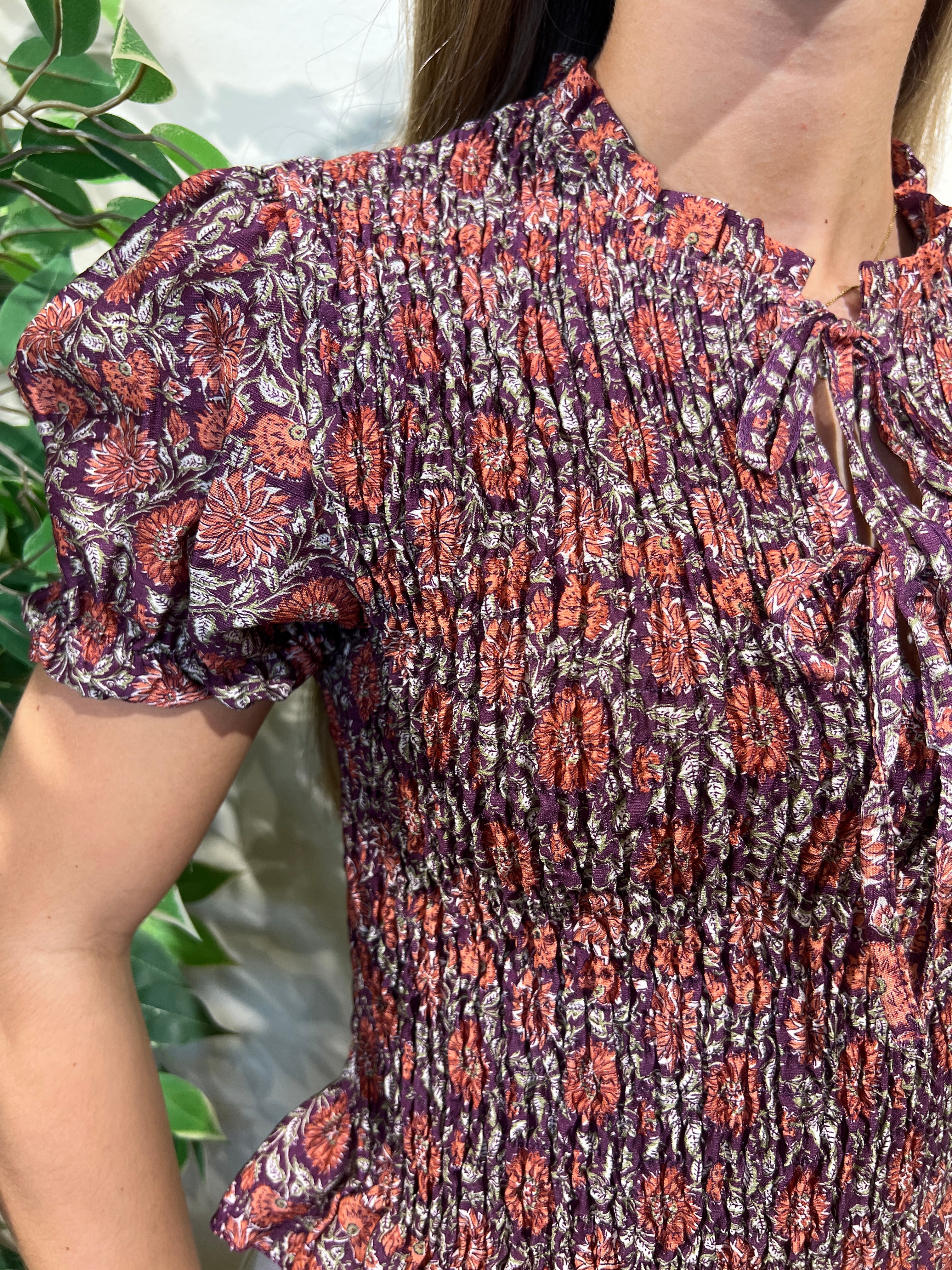 Blusa Paula morada