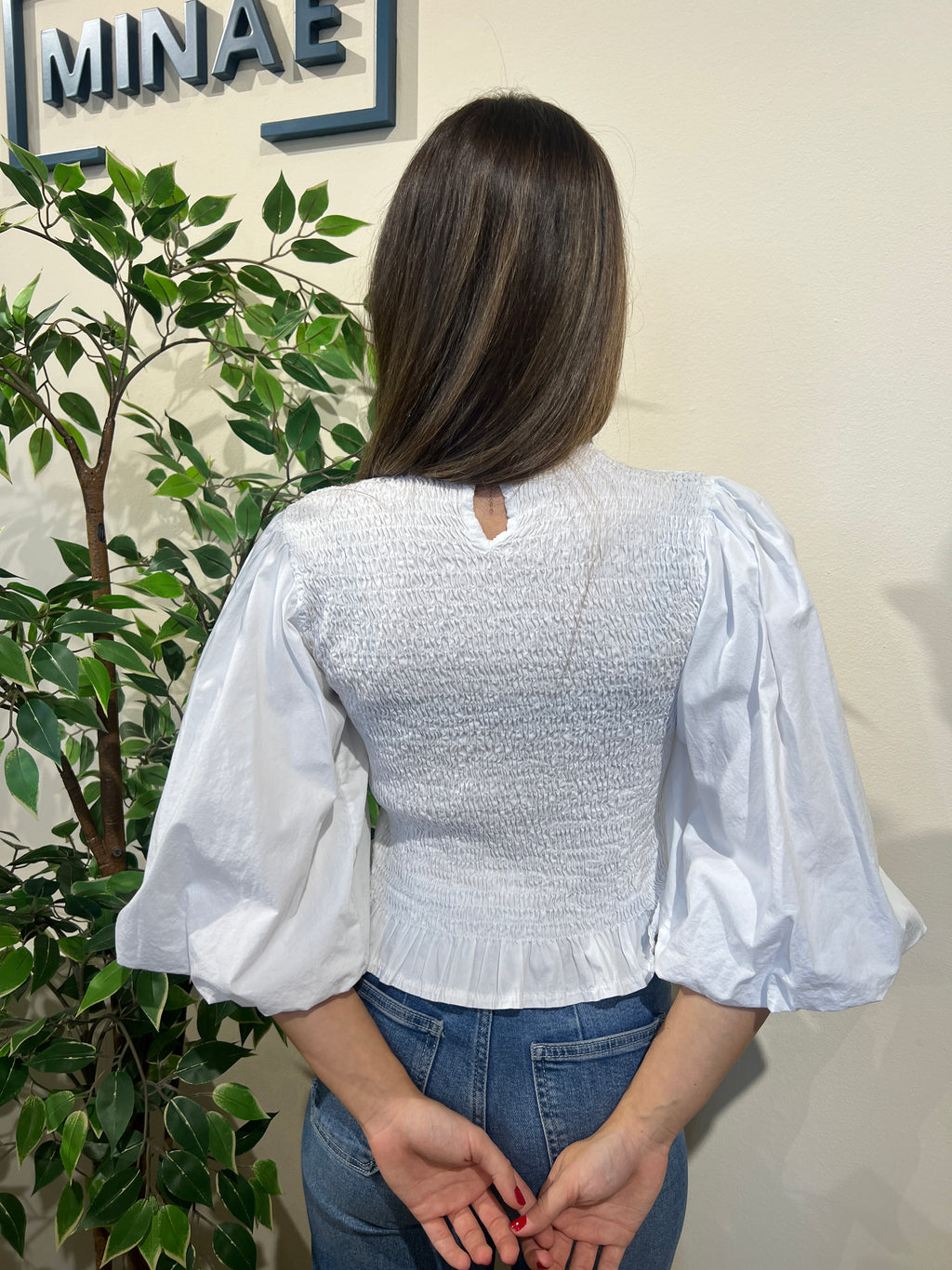 Blusa Camila blanca