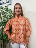 Blusa algodón salmón