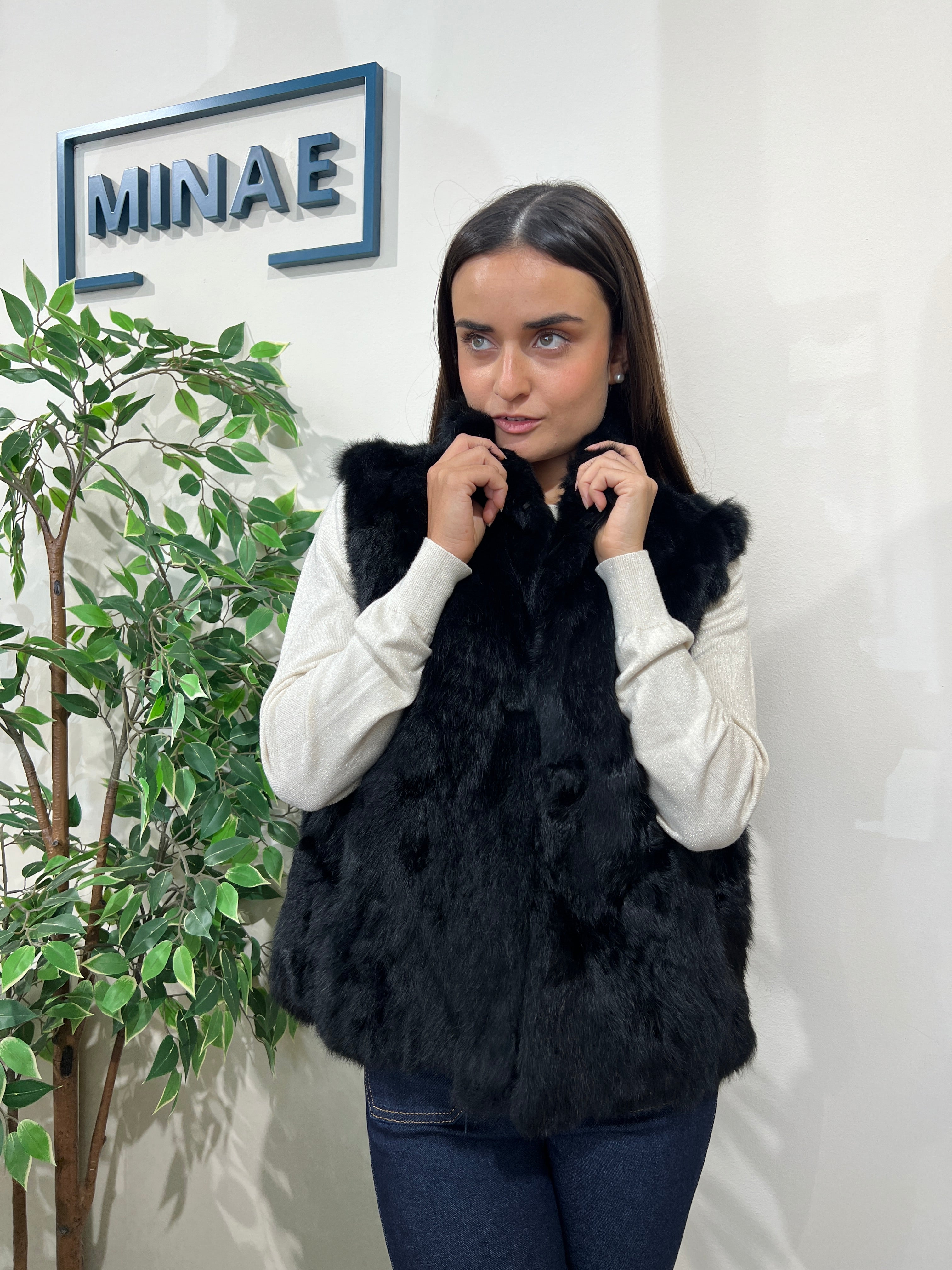 Chaleco Jimena negro