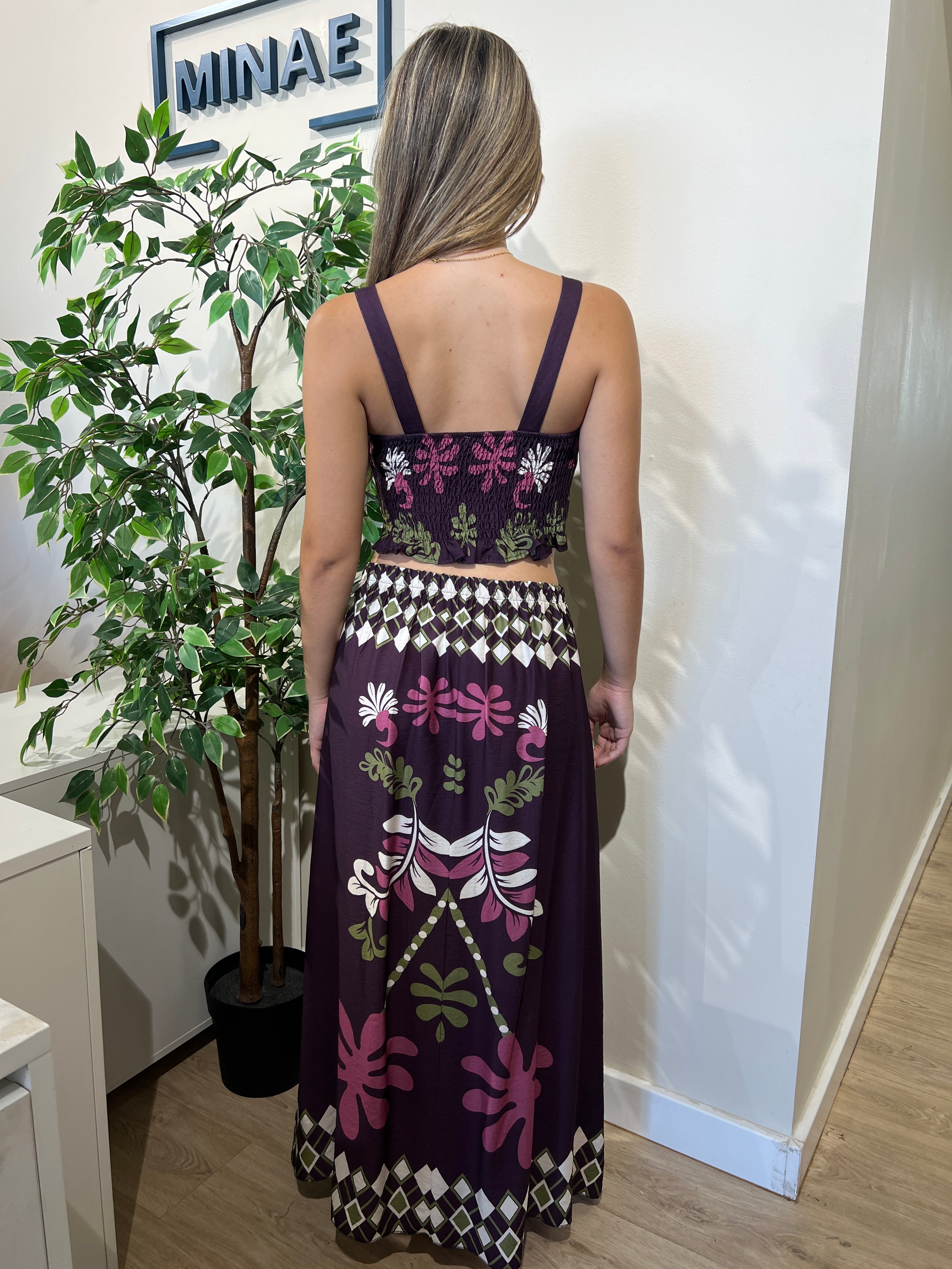 Conjunto Valentina morado
