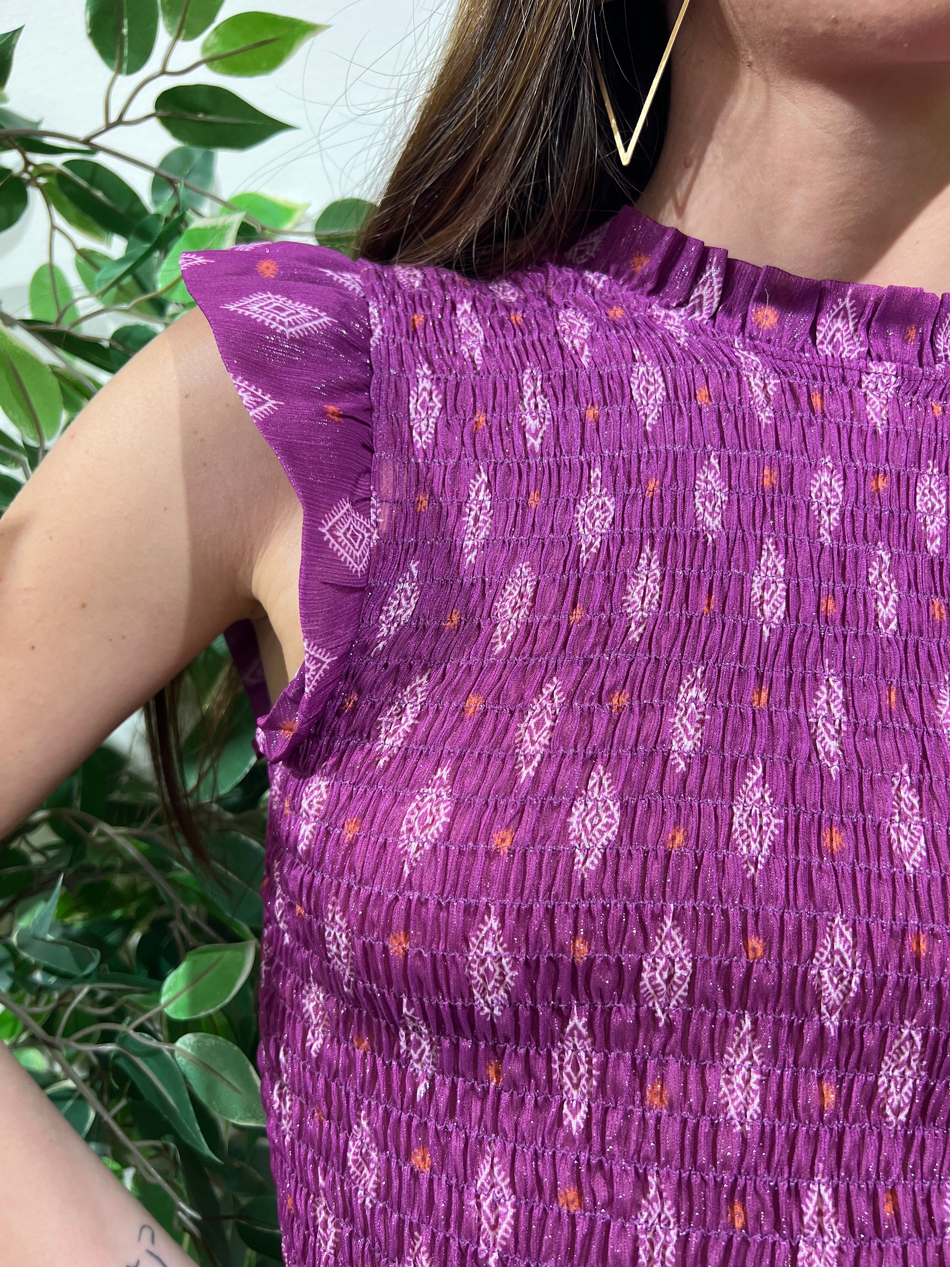 Camiseta Mery morada