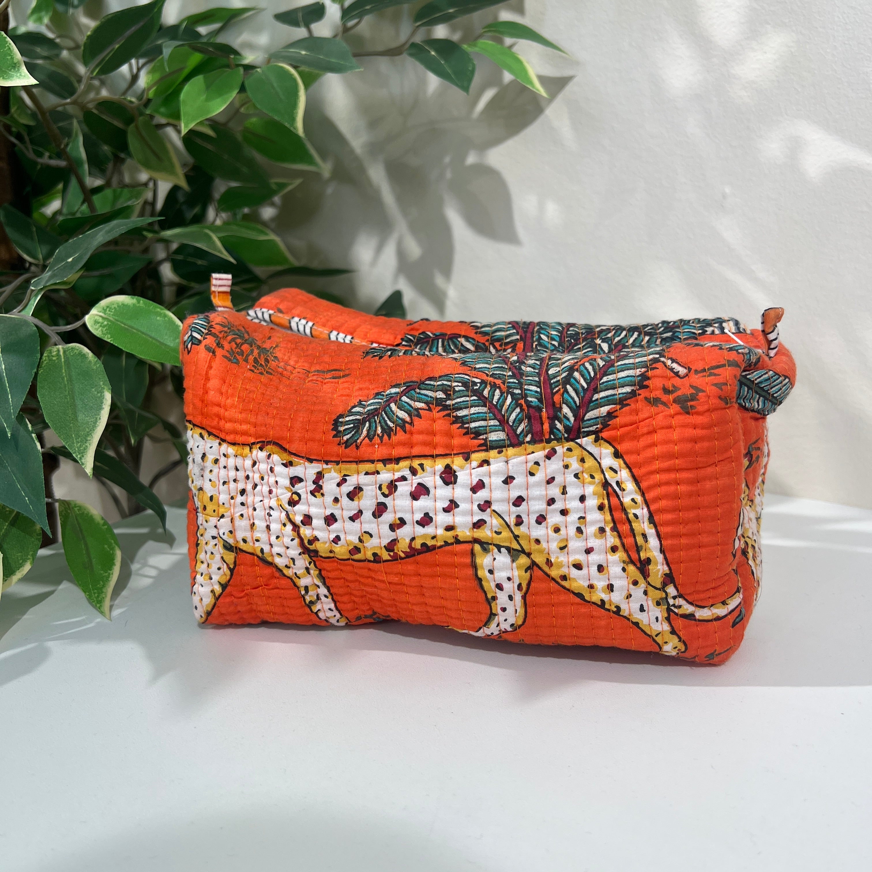 Neceser grande tigre naranja