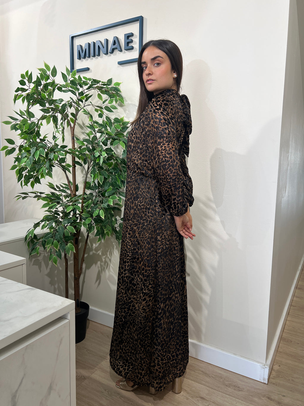 Vestido Casiopea leopardo