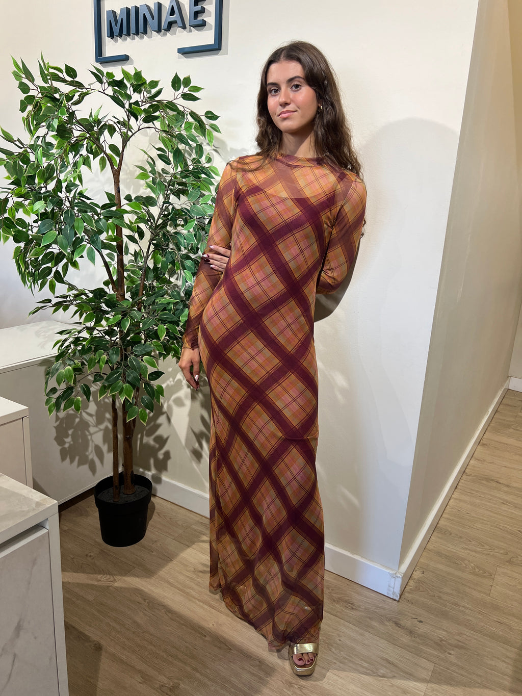 Vestido Hache granate