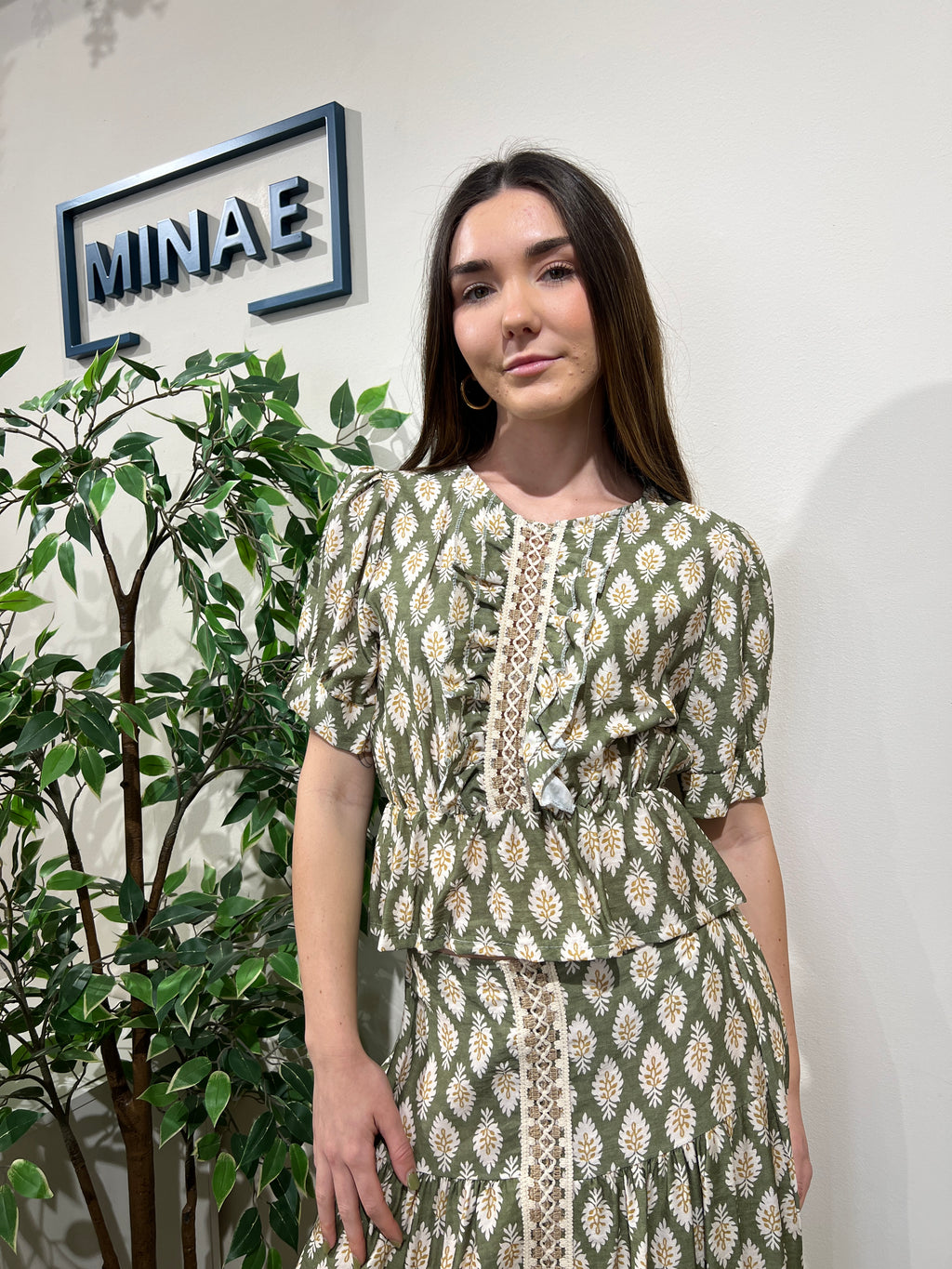 Conjunto Bárbara verde