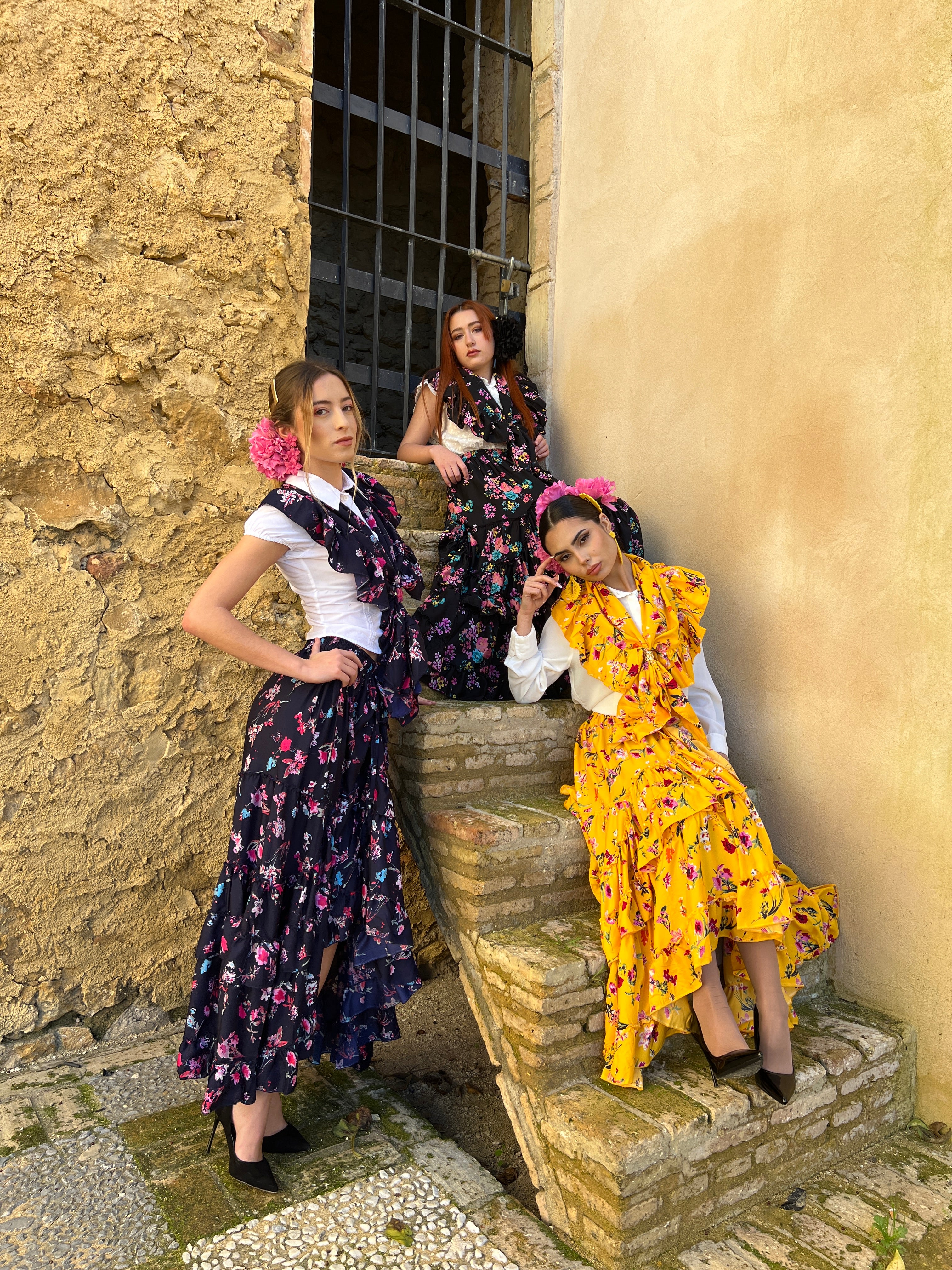 Conjunto Rocío azul marino