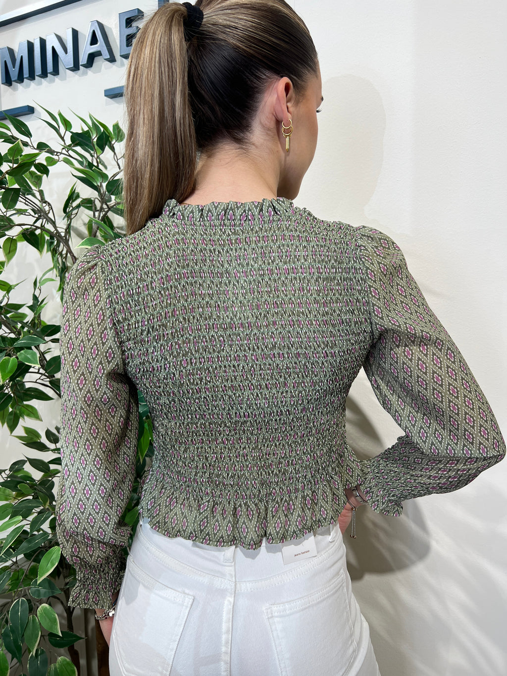 Camiseta Merienne verde