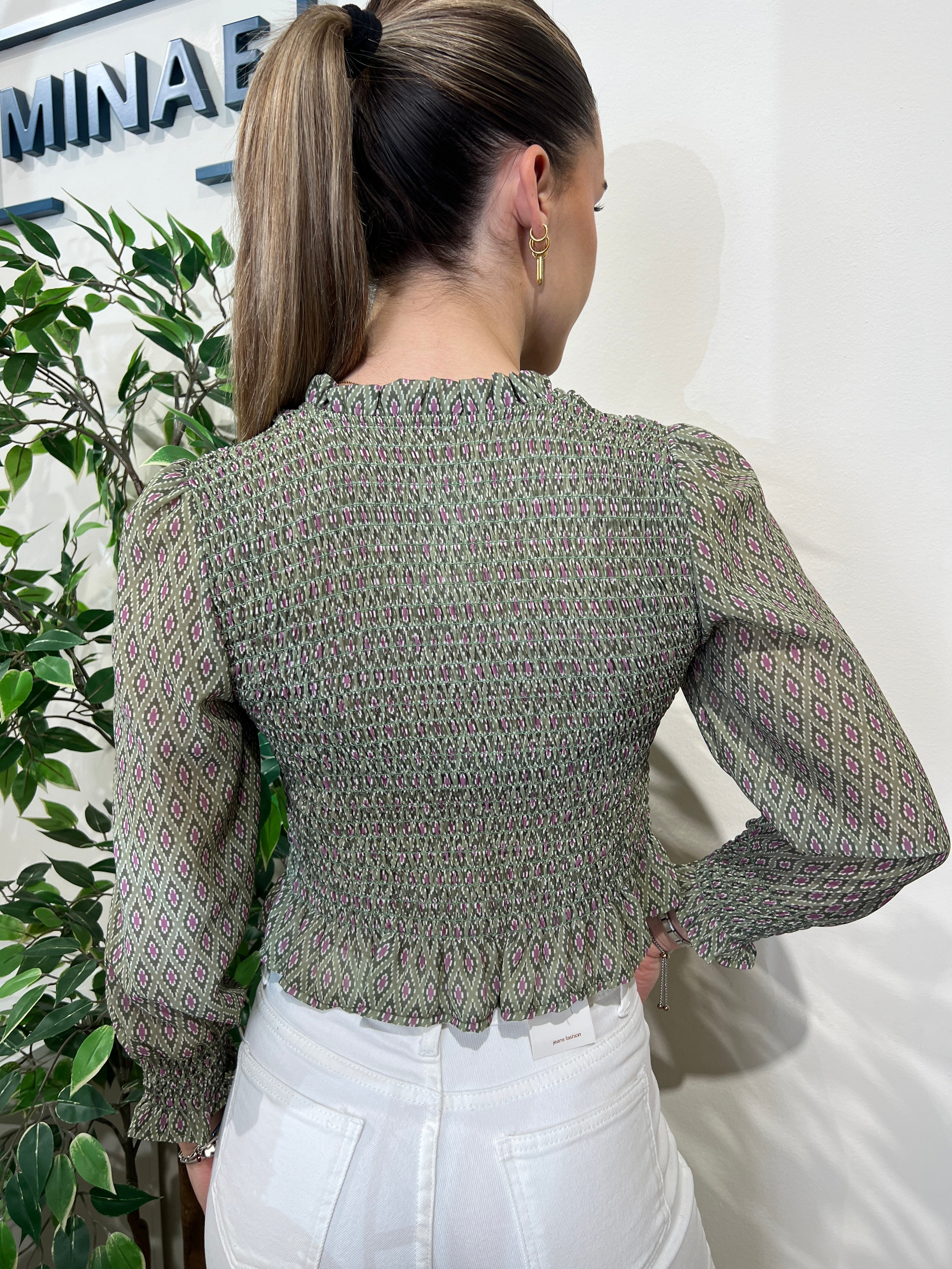 Camiseta Merienne verde