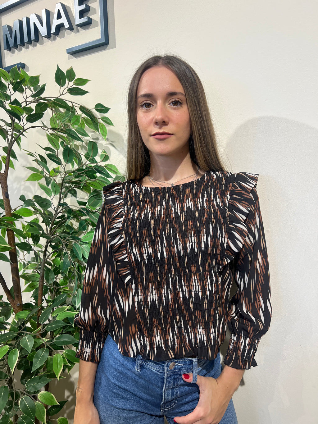 Blusa Paola negra