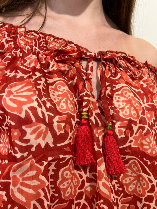 Blusa Priya roja