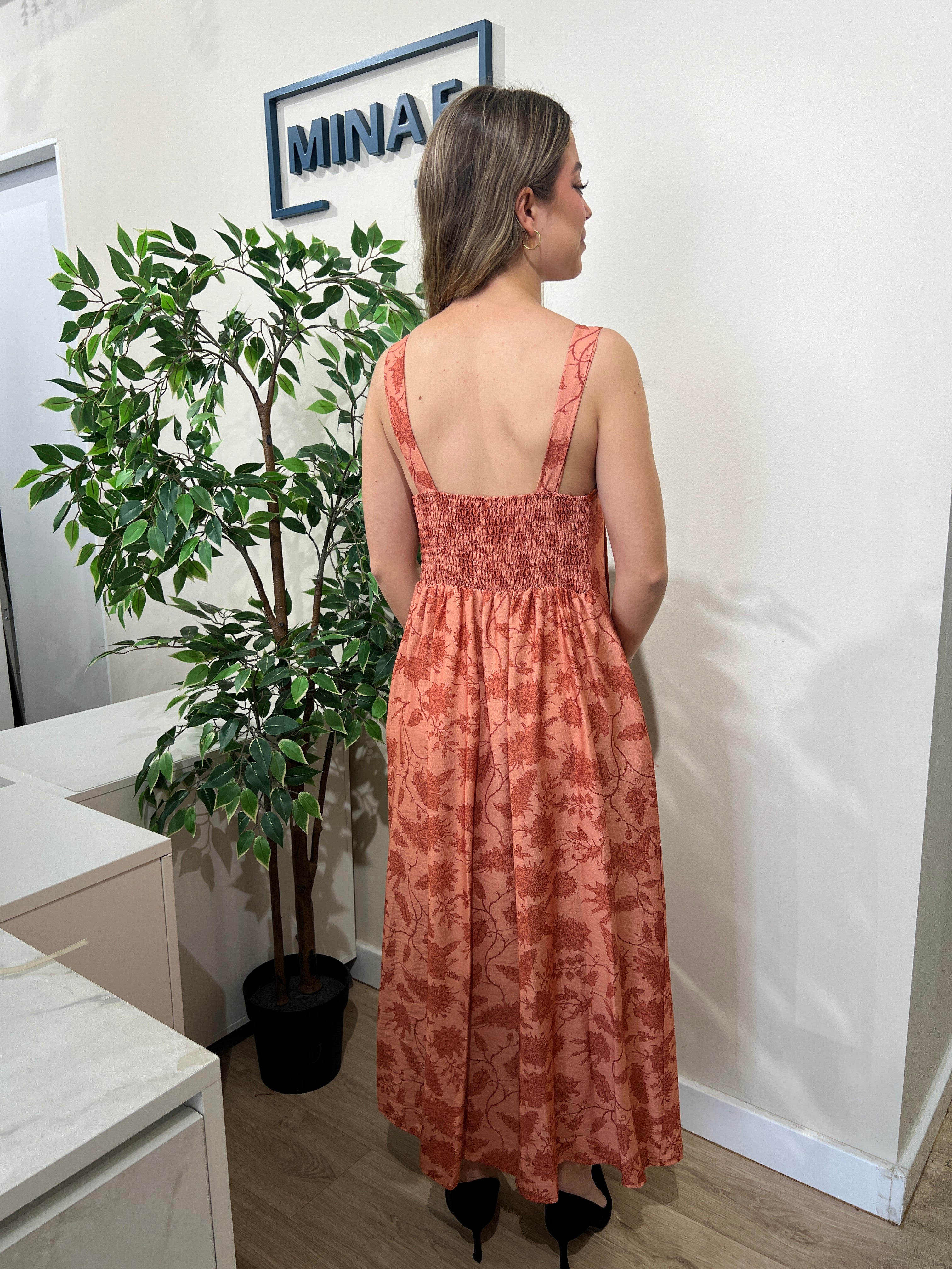 Vestido Anne naranja
