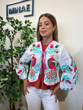 Chaqueta bordada blanca modelo 4