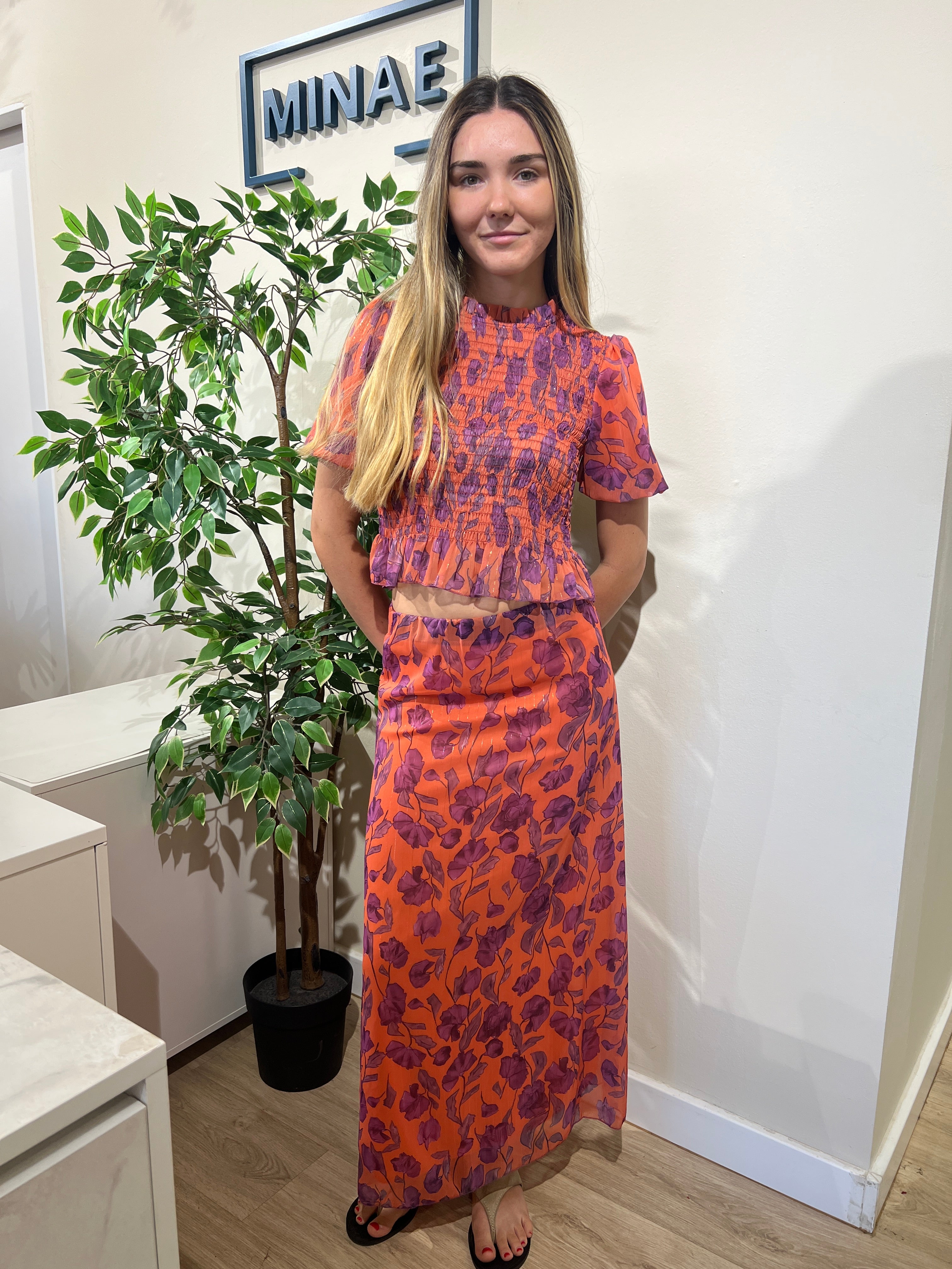 Conjunto Alice naranja