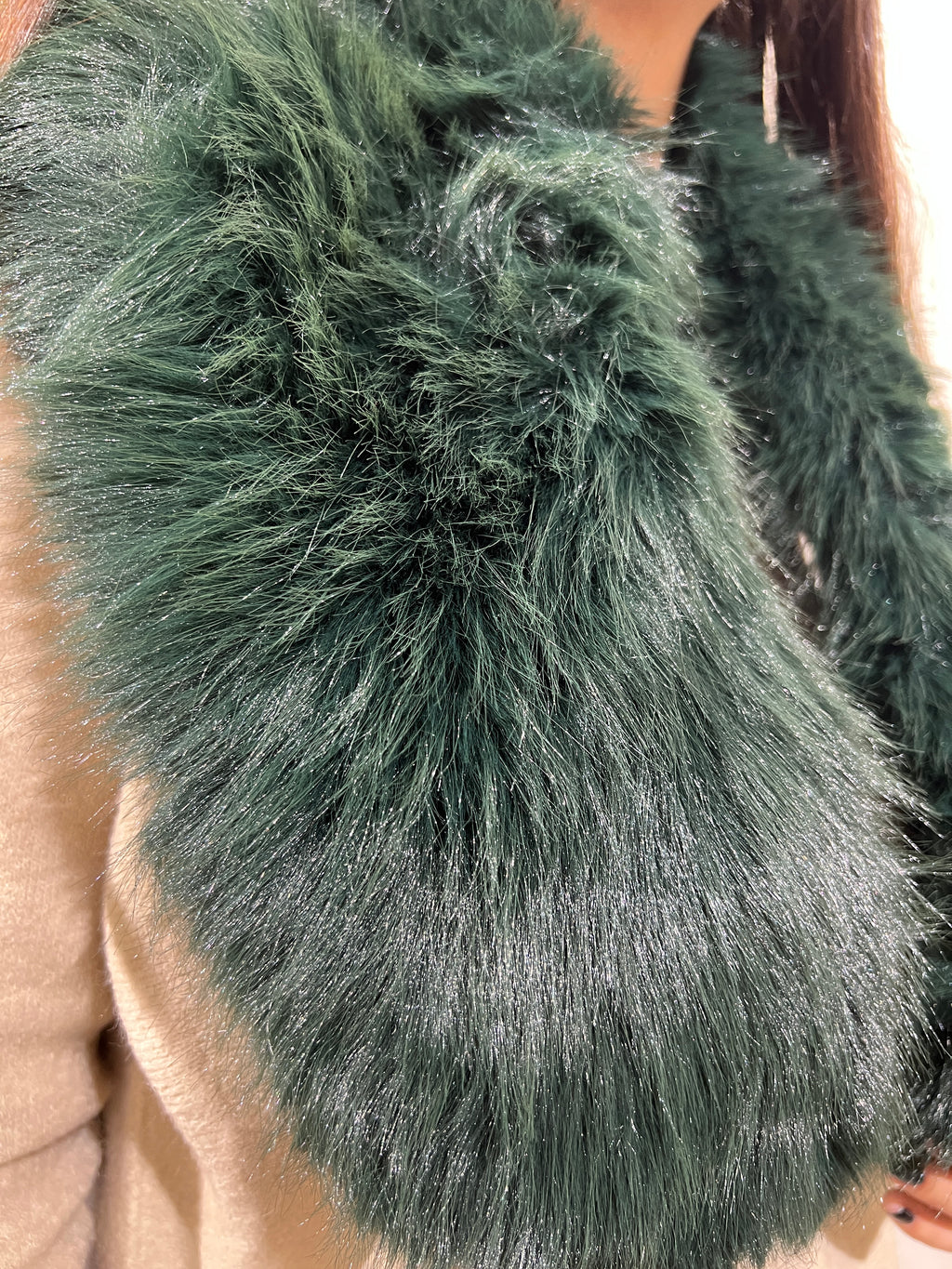 Cuello sintético verde