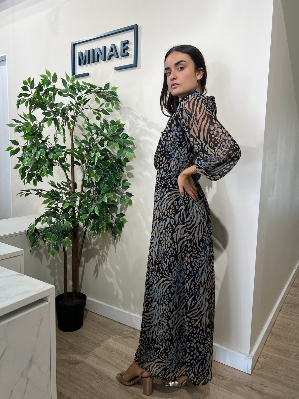 Vestido Casiopea azul