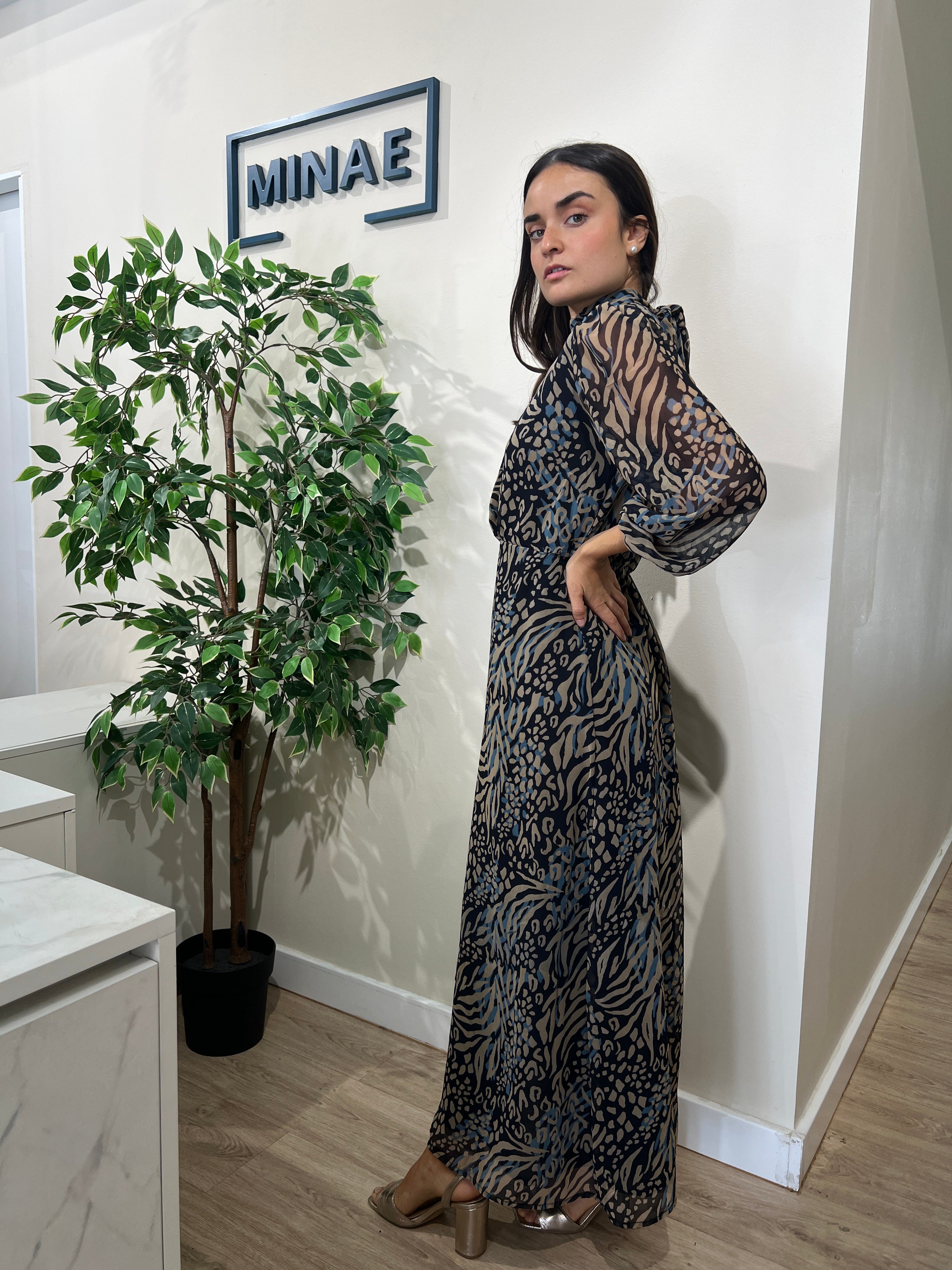 Vestido Casiopea azul