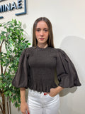 Blusa Camila marrón