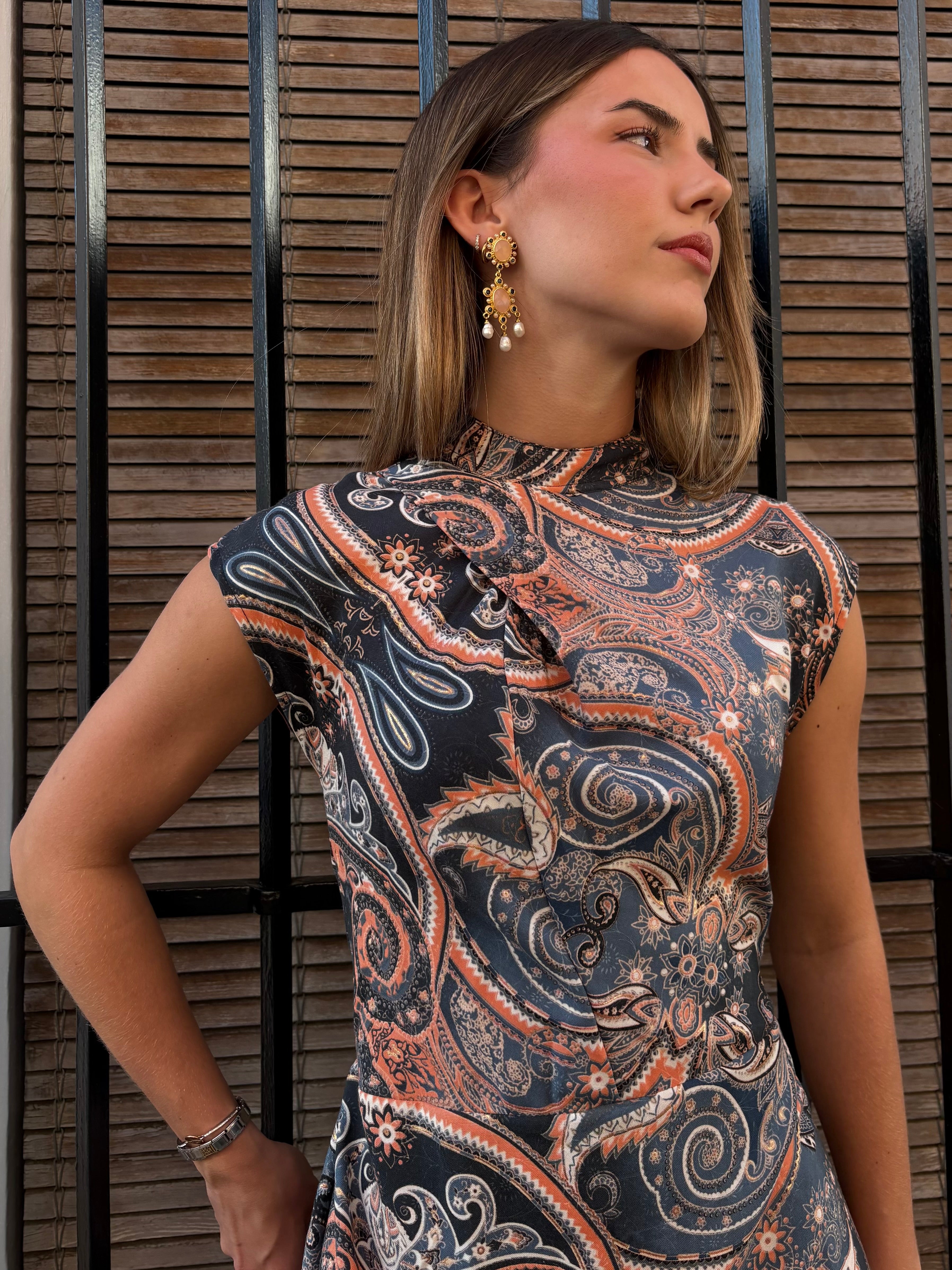 Vestido Atenea gris