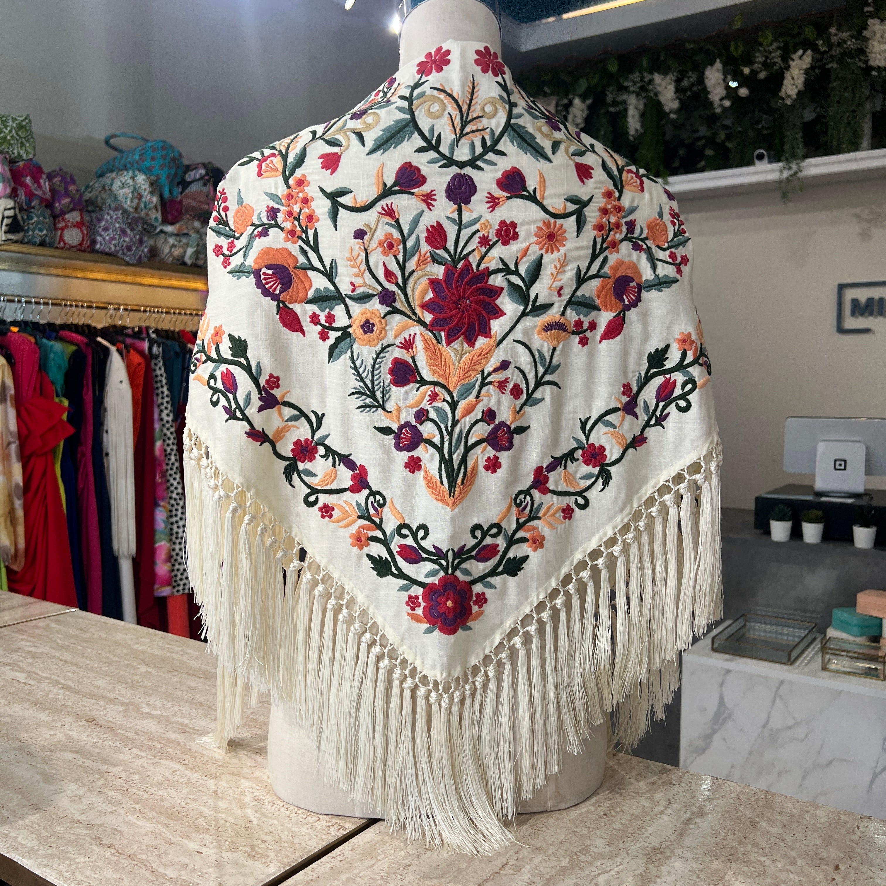 Mantón Alameda beige