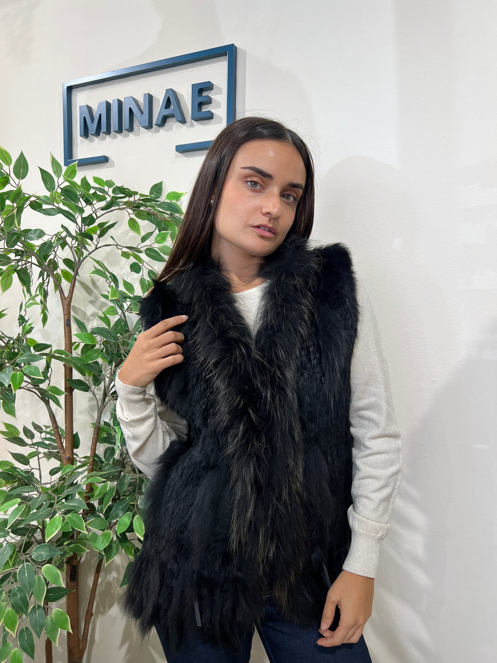 Chaleco Carmela negro