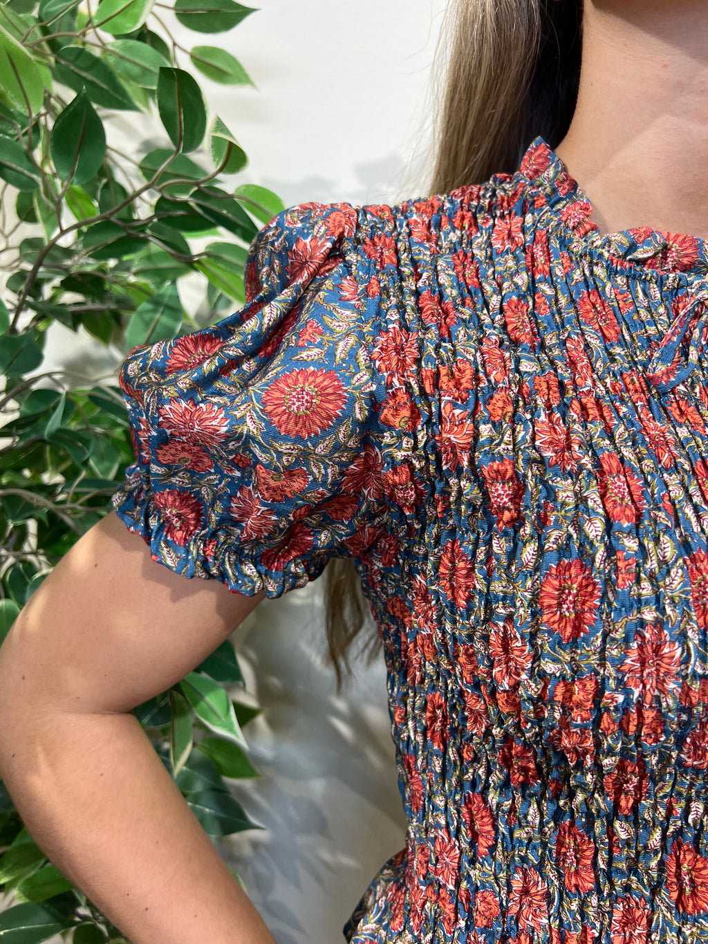 Blusa Paula azul