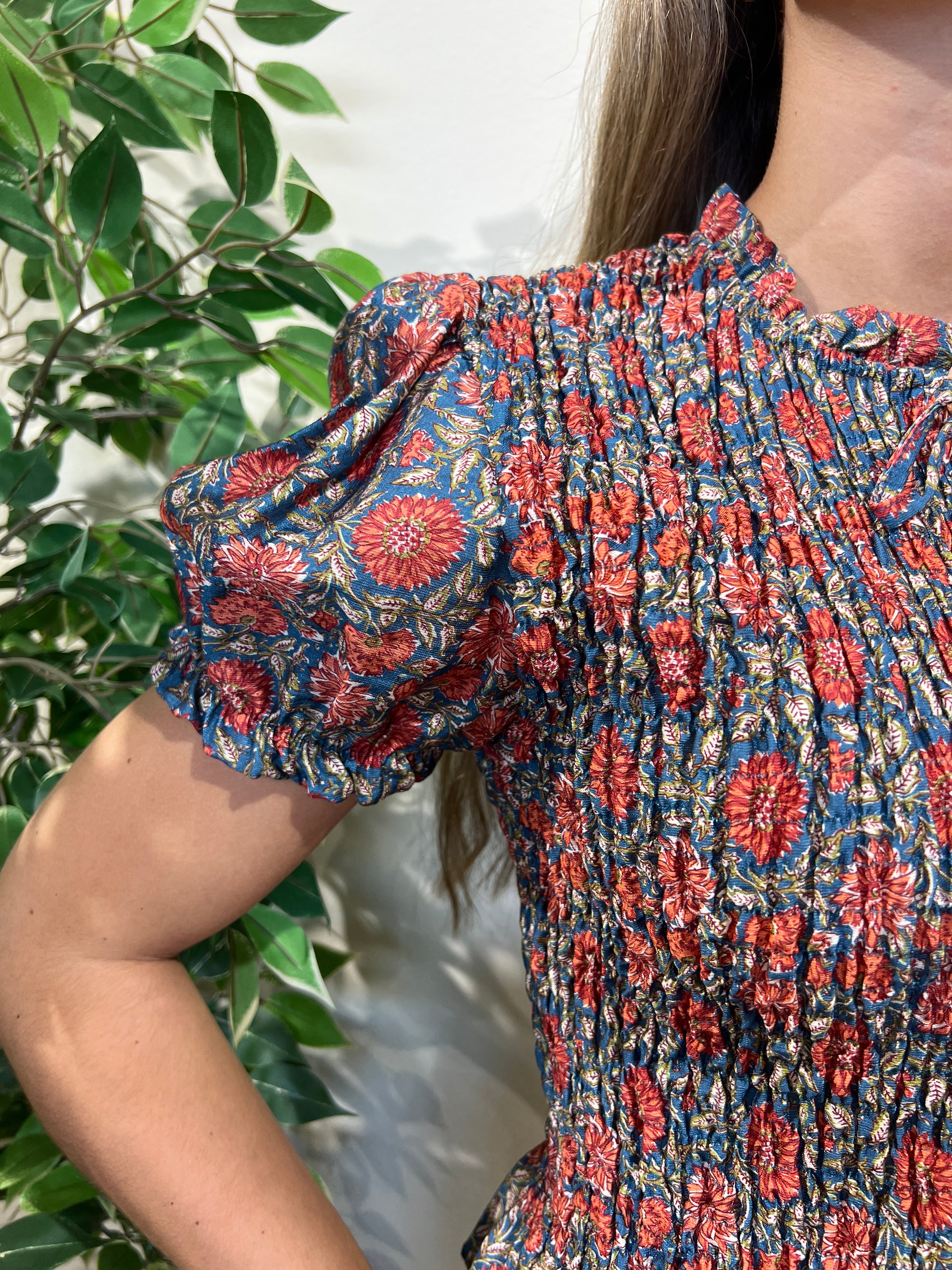 Blusa Paula azul