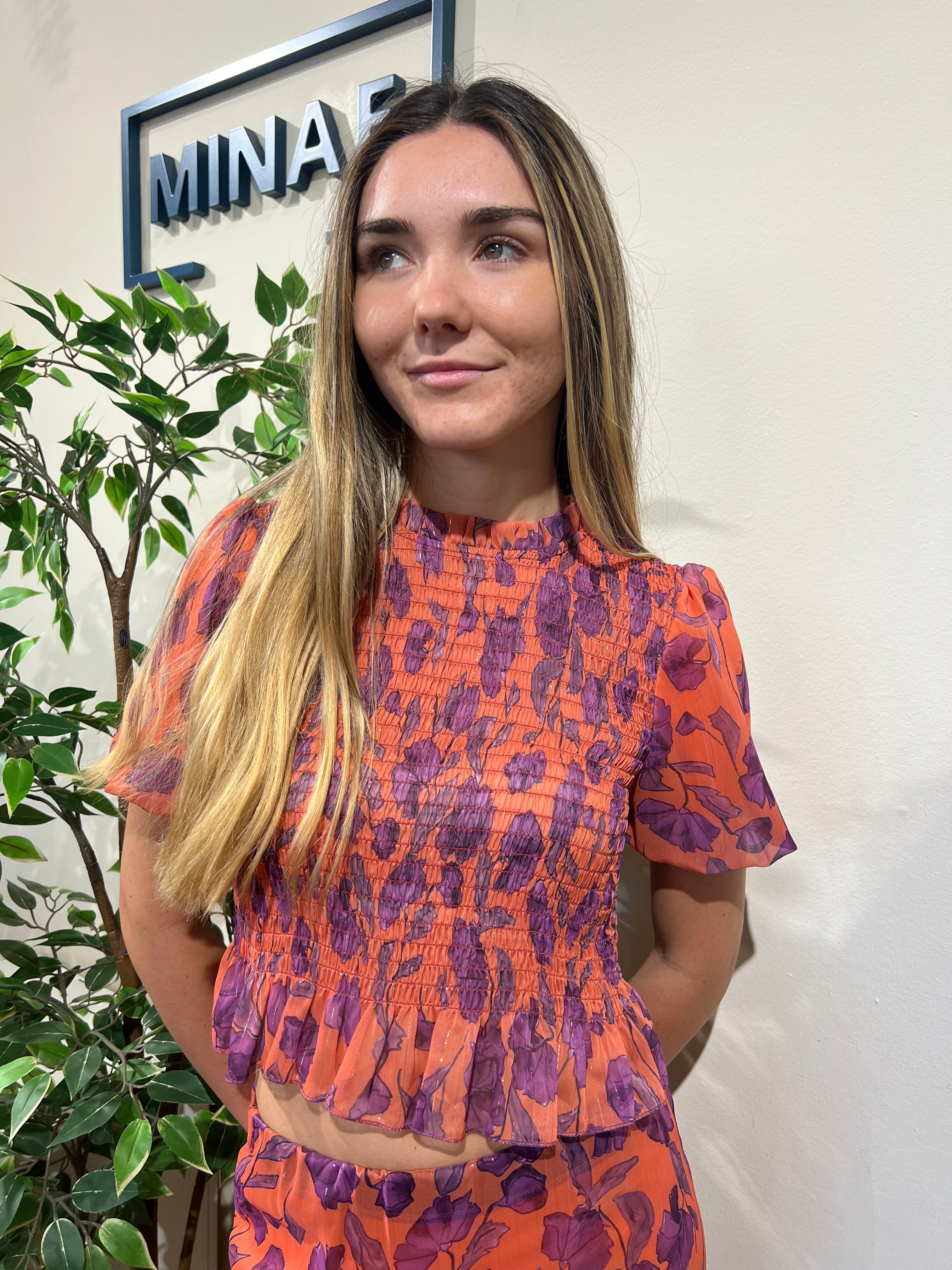 Conjunto Alice naranja