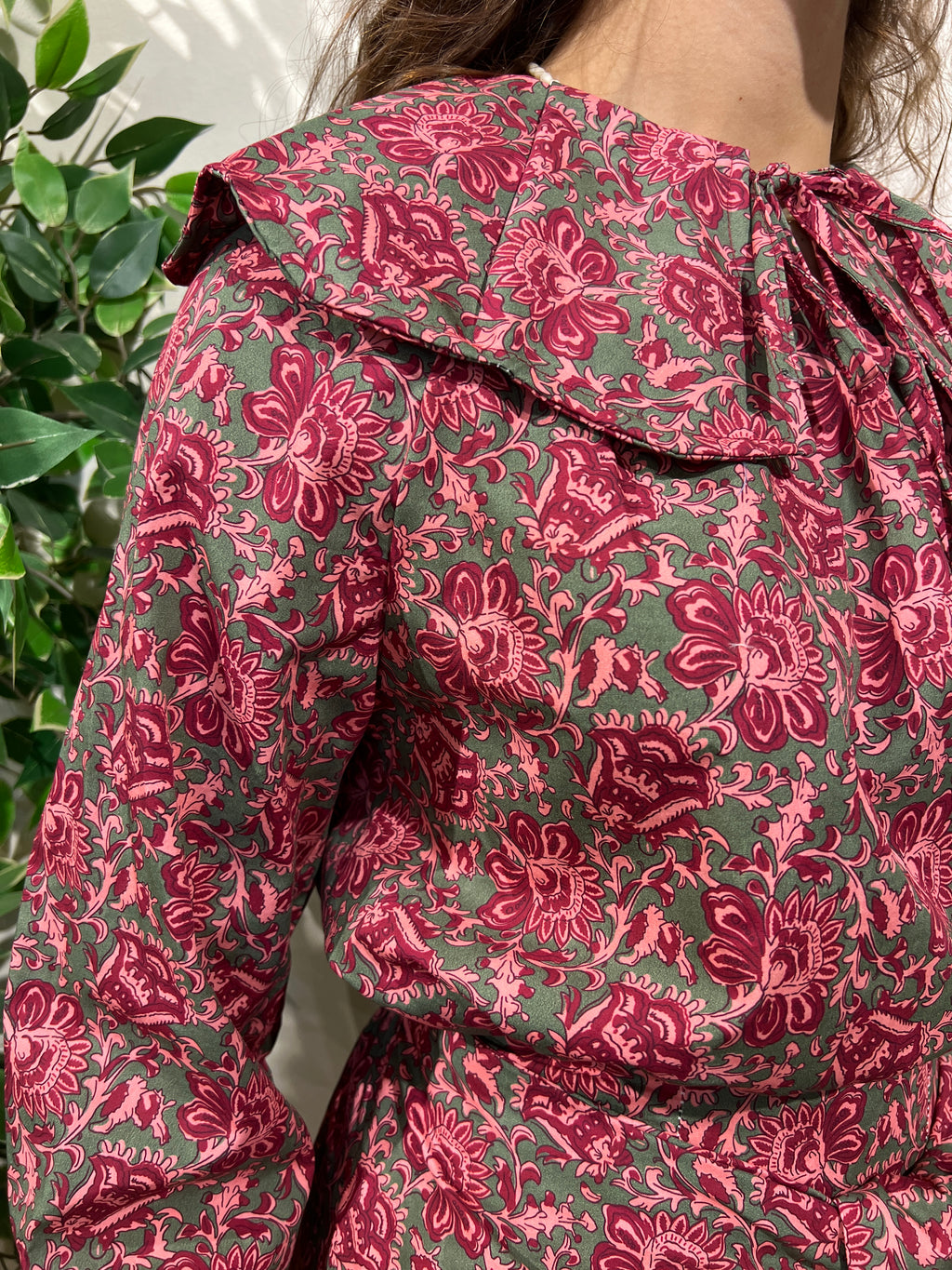 Conjunto Alma verde y rosa